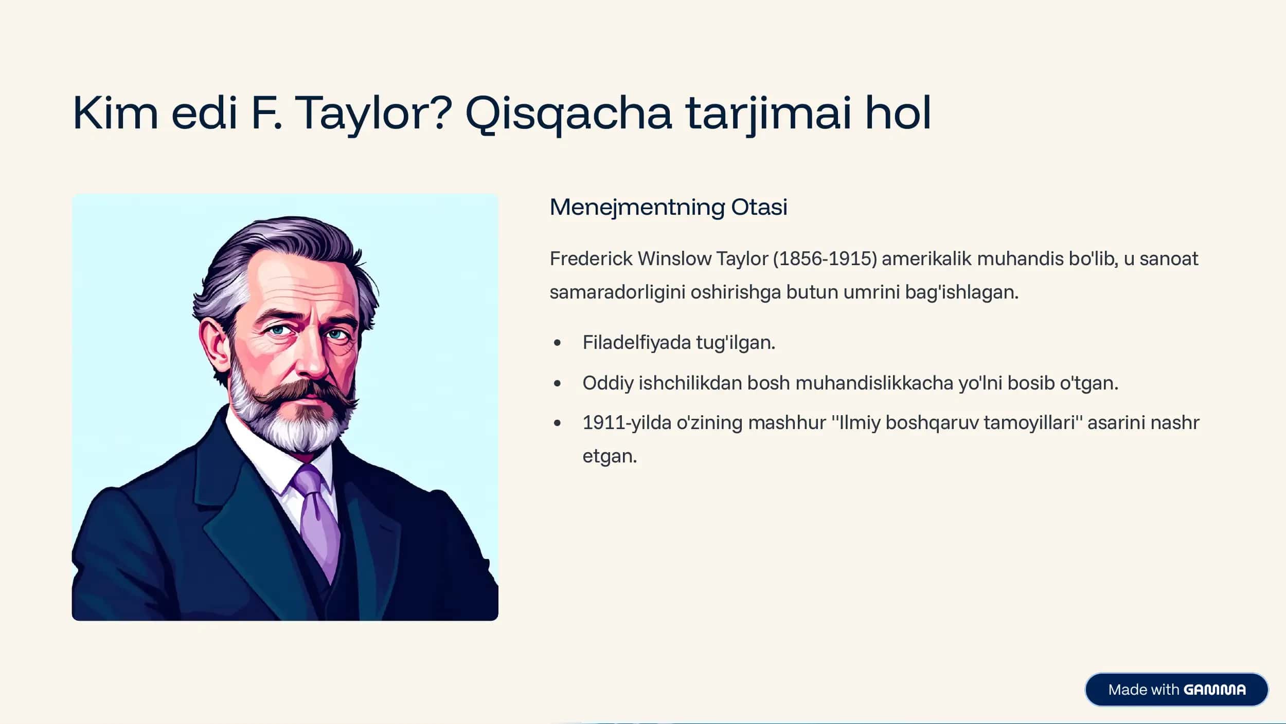 Ilmiy Boshqaruv Tamoyillari 2