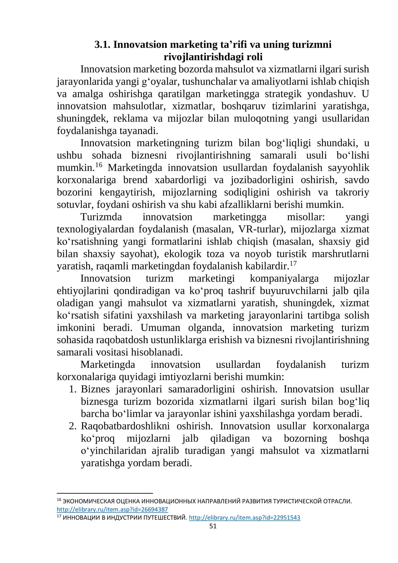BOB. TURIZMDA MARKETING INNOVATSIYALARI 2
