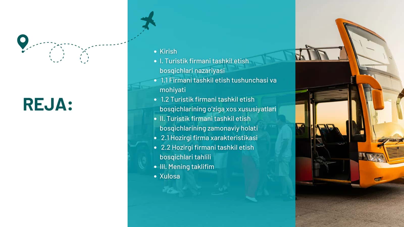 Turistik FIrmani Tashkil Etish 2
