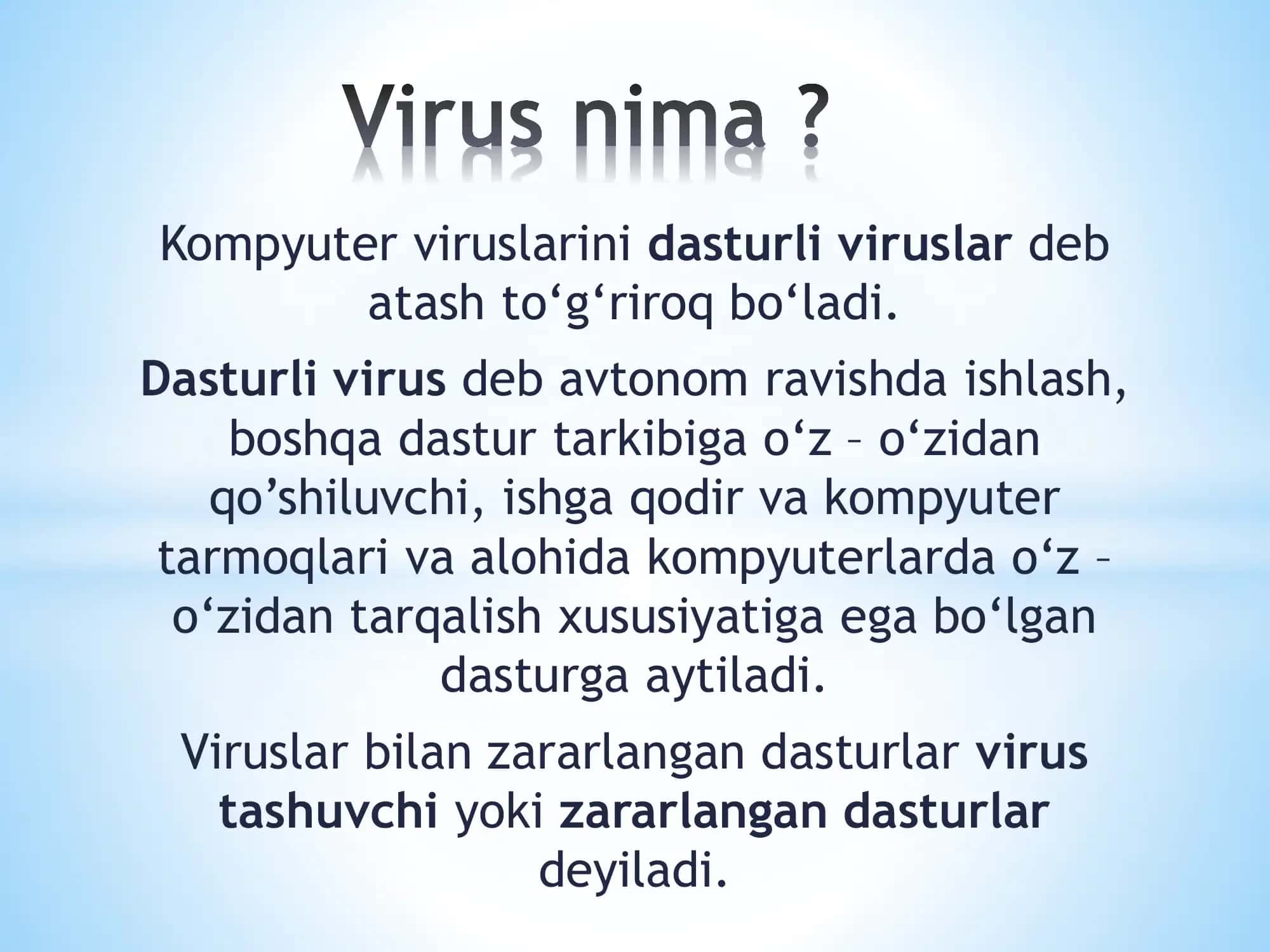 Kompyuterviruslaridanhimoya.Antivirus dasturlari 2