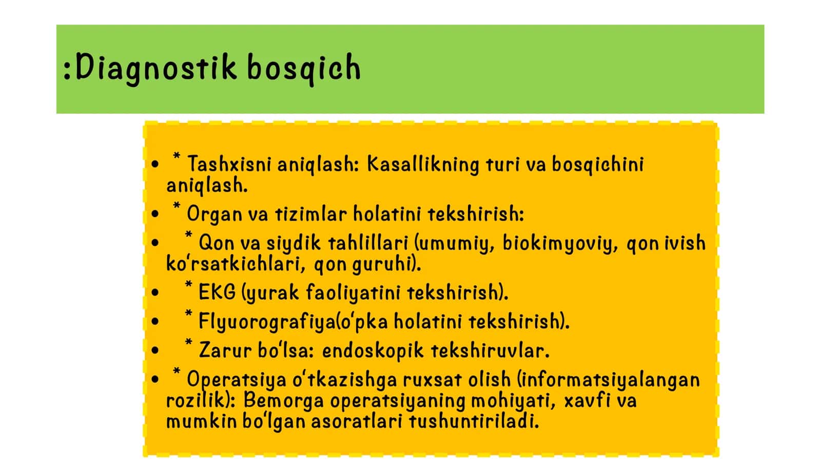 Xirurgik tayorgarlik bosqichlari 2