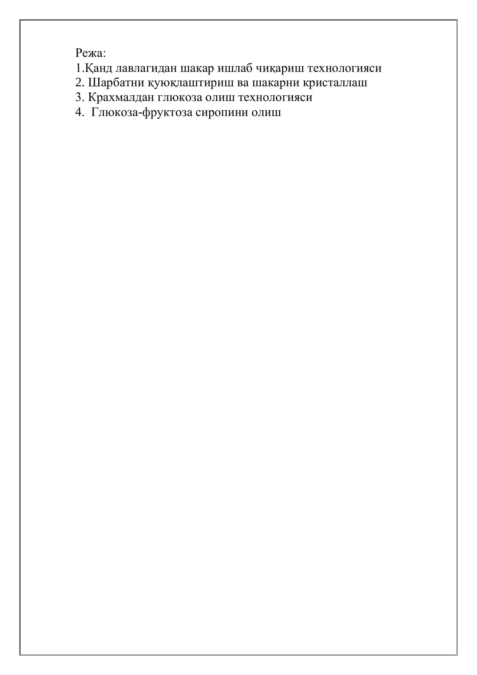 Қандли Моддалар Ишлаб Чиқариш Технологияси 2