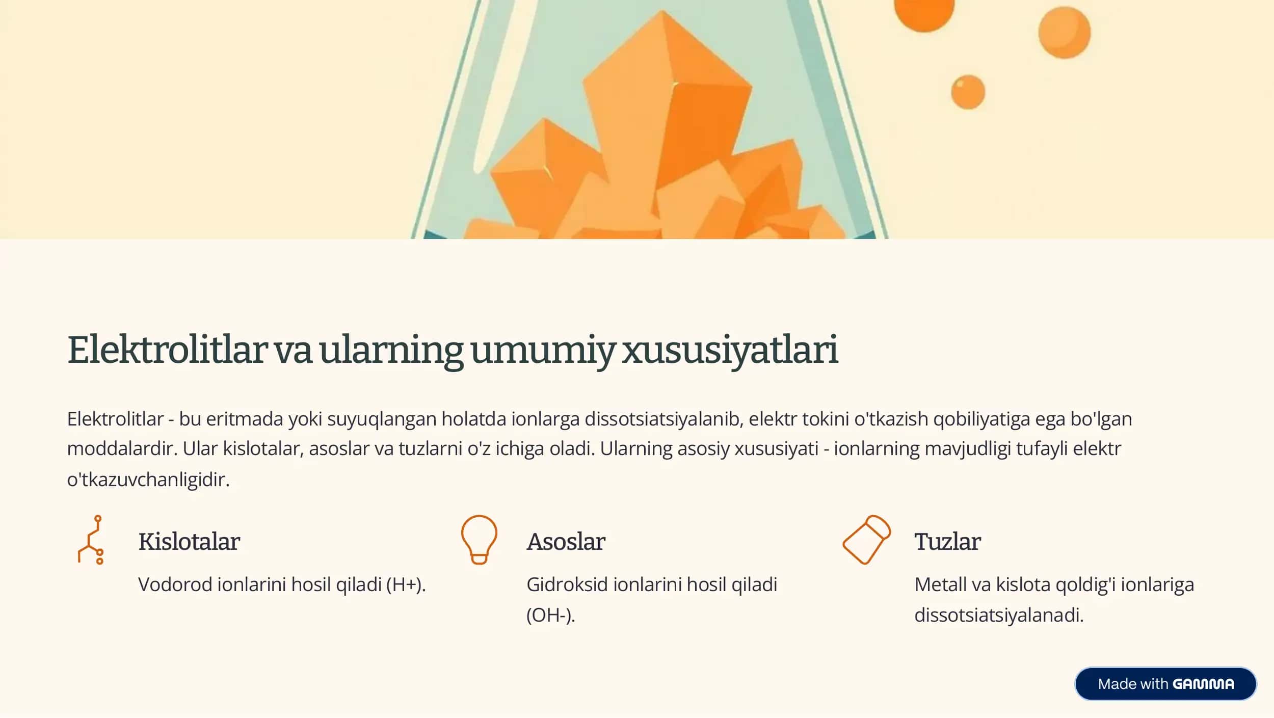 Elektrolit eritmalarning elektro'tkazuvchanligi va elektrod jarayonlari 2