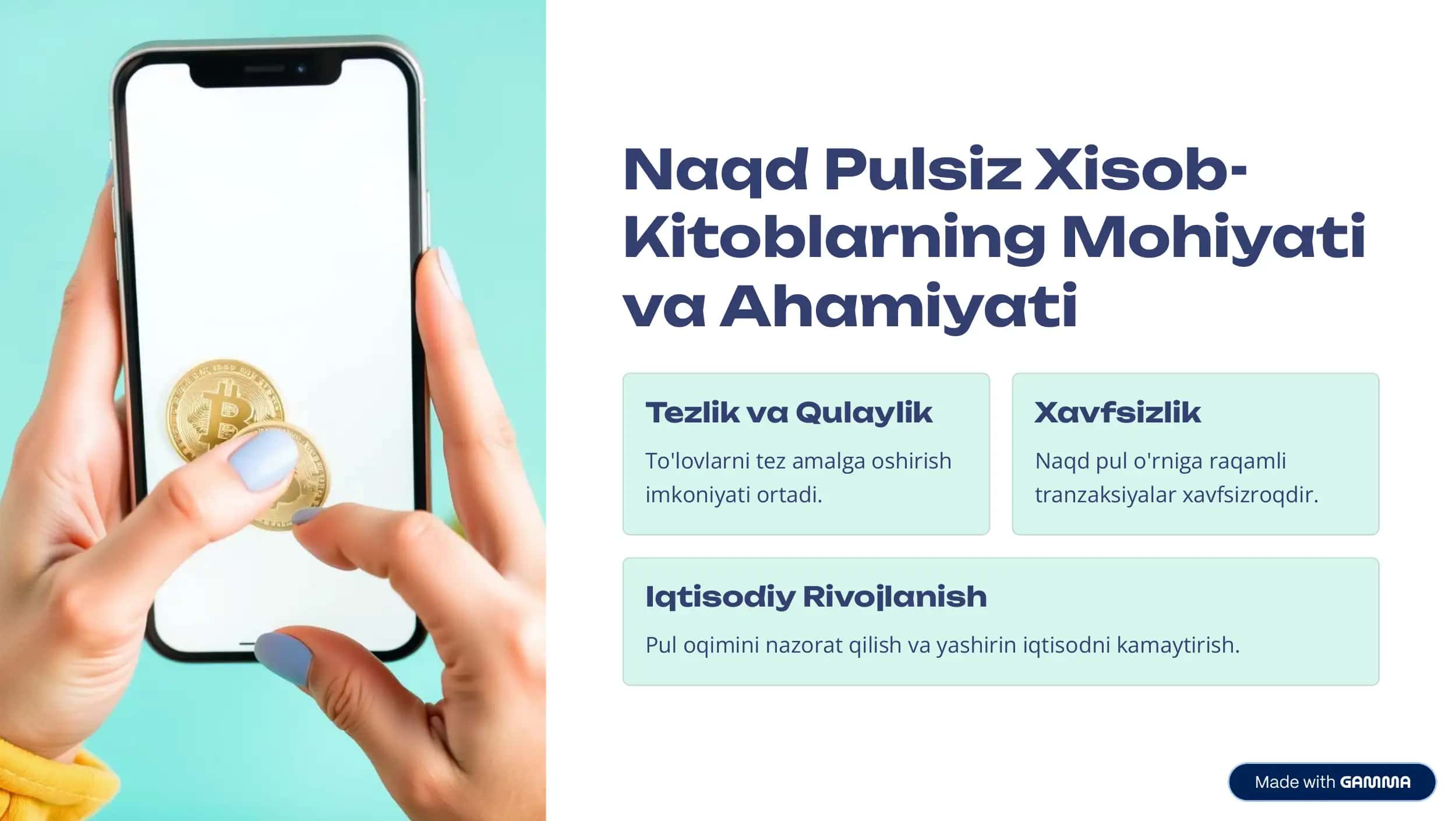 Naqd Pulsiz Xisob-Kitoblar 2