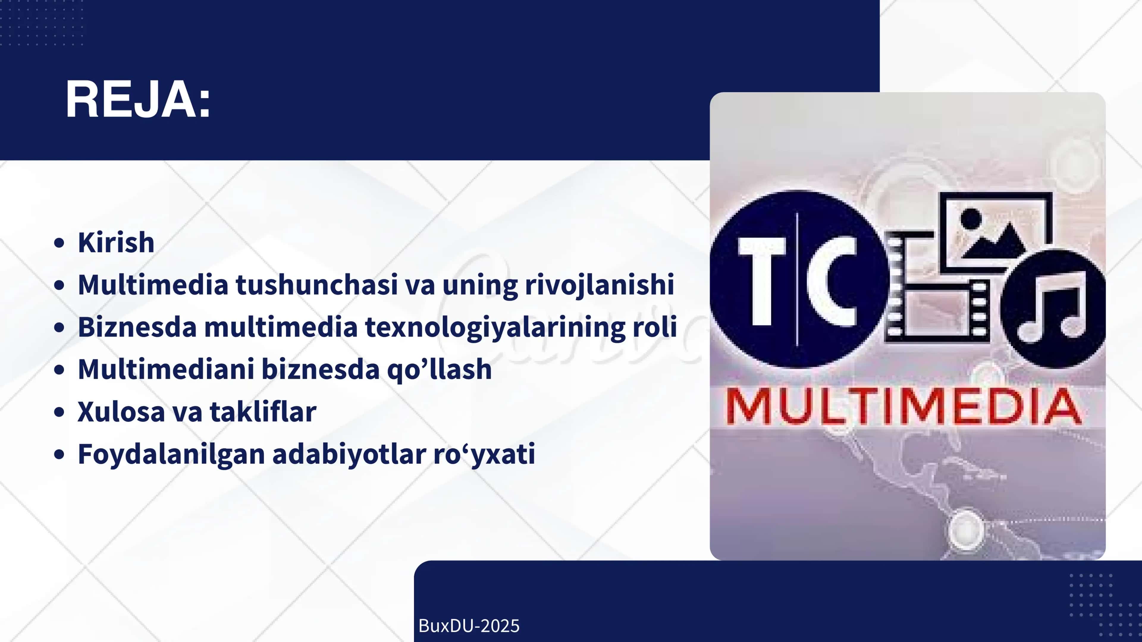 Multimedia va biznes, multimedianing biznesda qoʻllanilishi 2