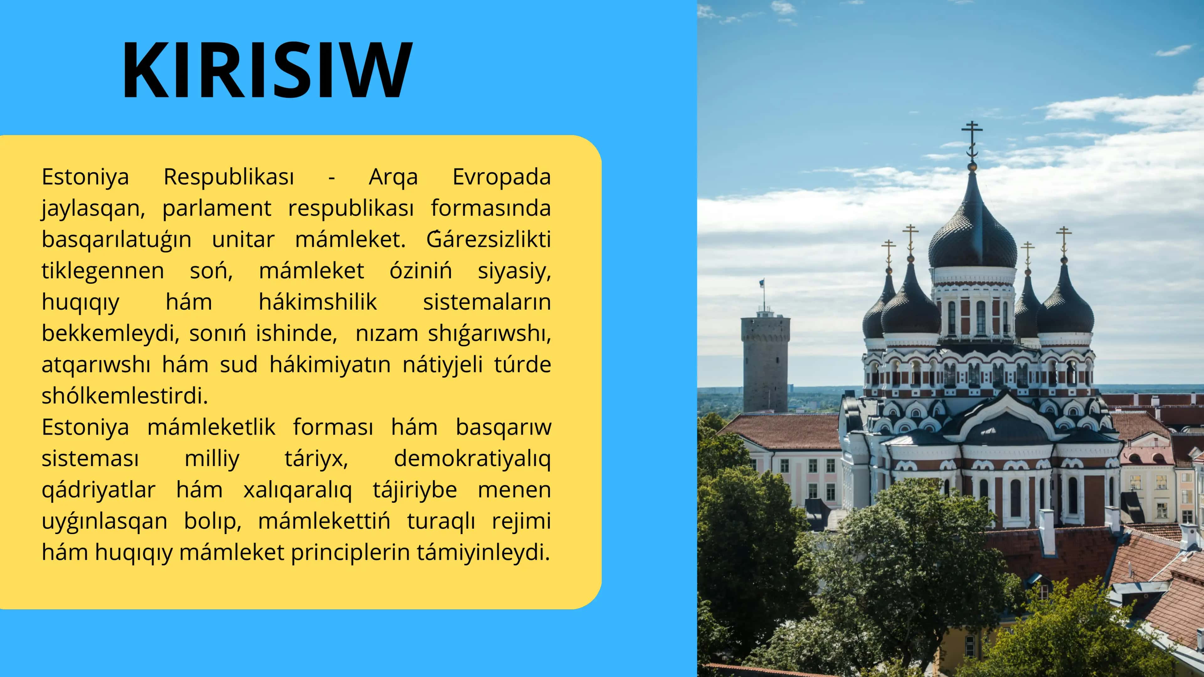 Estoniya Respublikası mámleket formaları 2