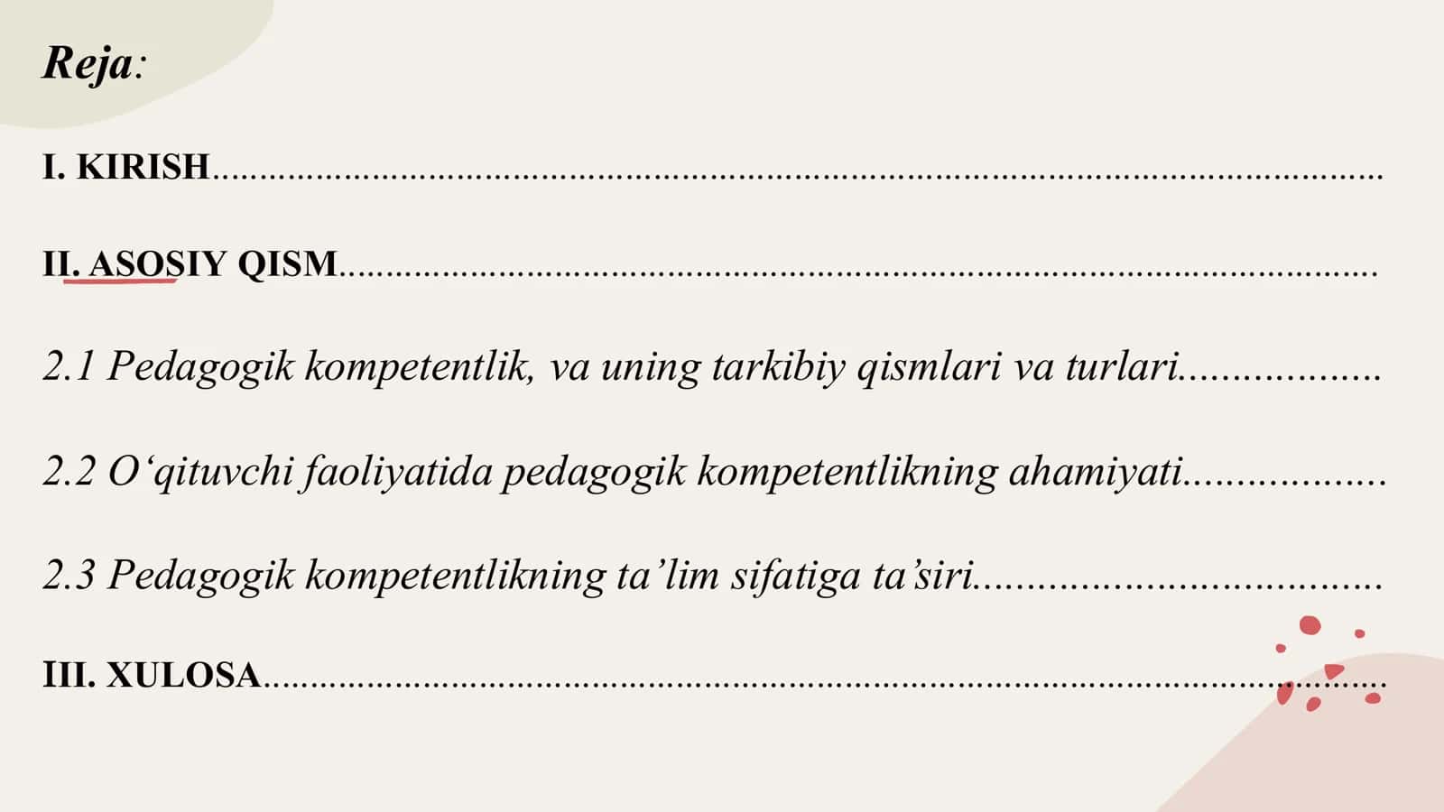 Pedagogik kompetentlik 2