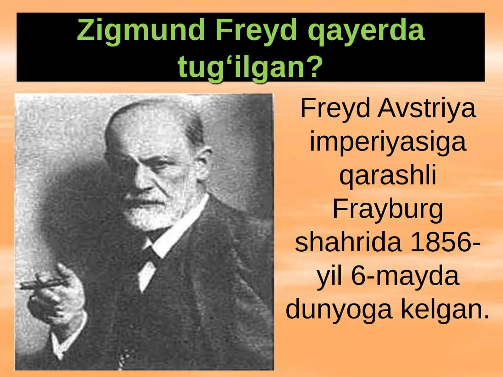 Zigmund Freyd hayoti va ijodi. Psixoanaliz ta'limoti 2