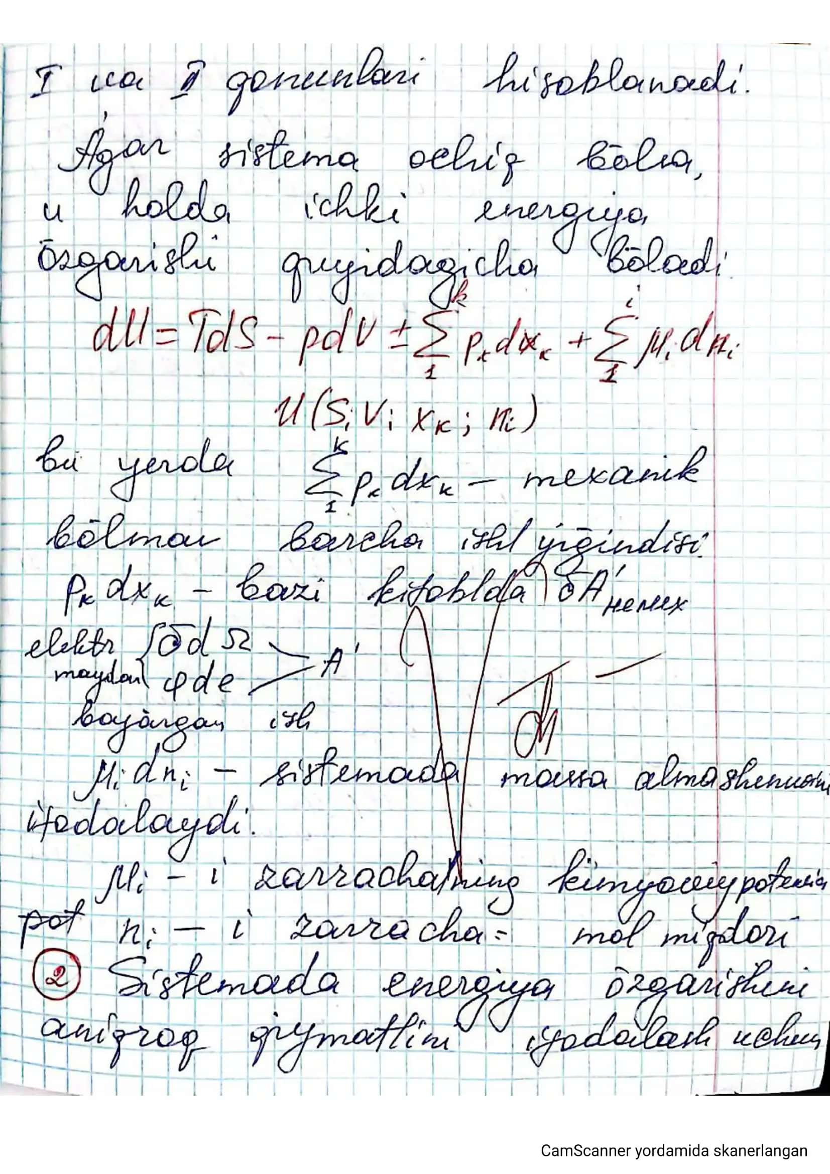 Termodinamikaning xarakteristik funksiyalari 2