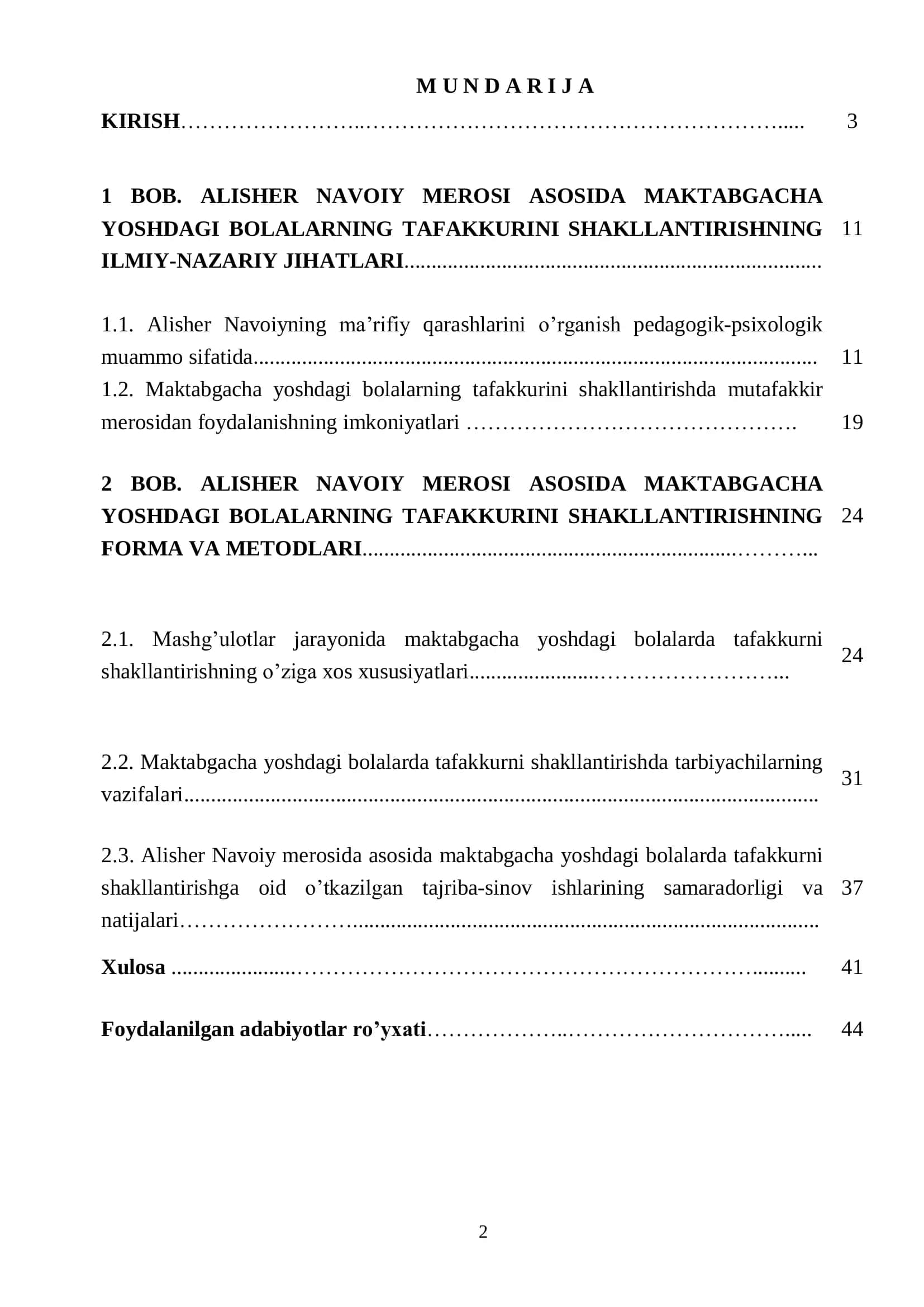 BITIRUV MALAKAVIY ISHI 2