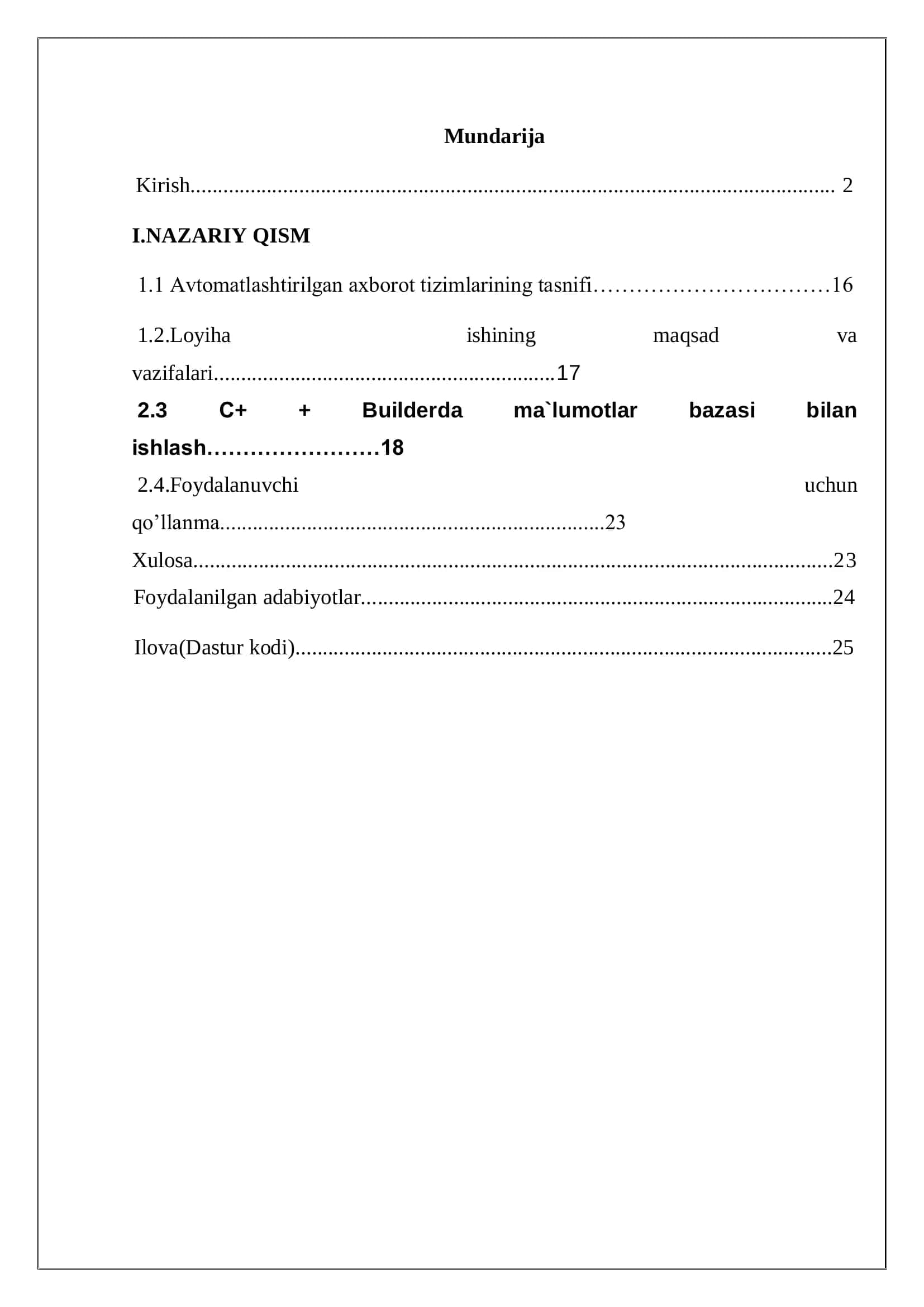 REFERAT Toshkent-2016 2