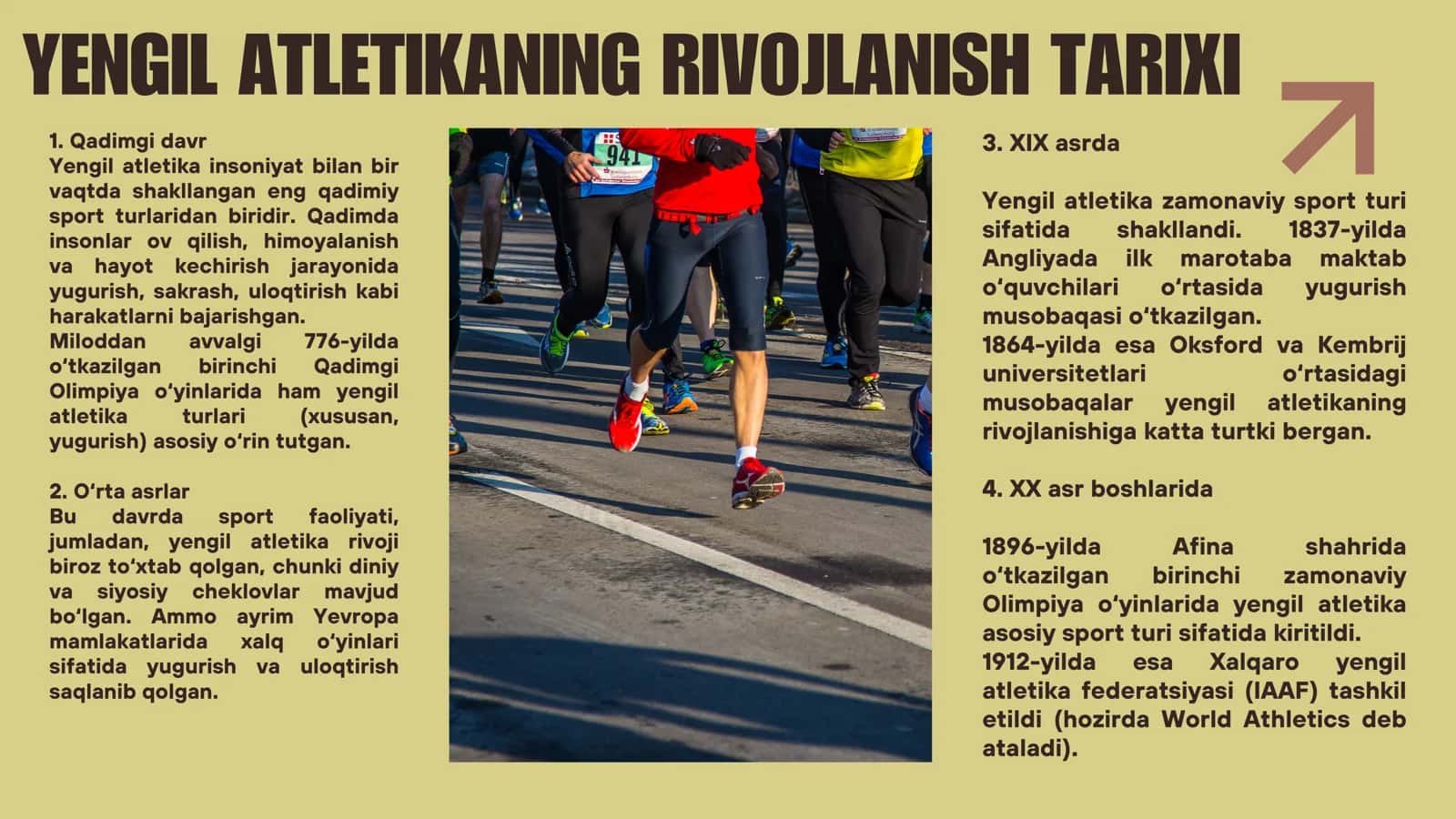 YENGIL ATLETIKA VA UNI O‘QITISH METODIKASI 2