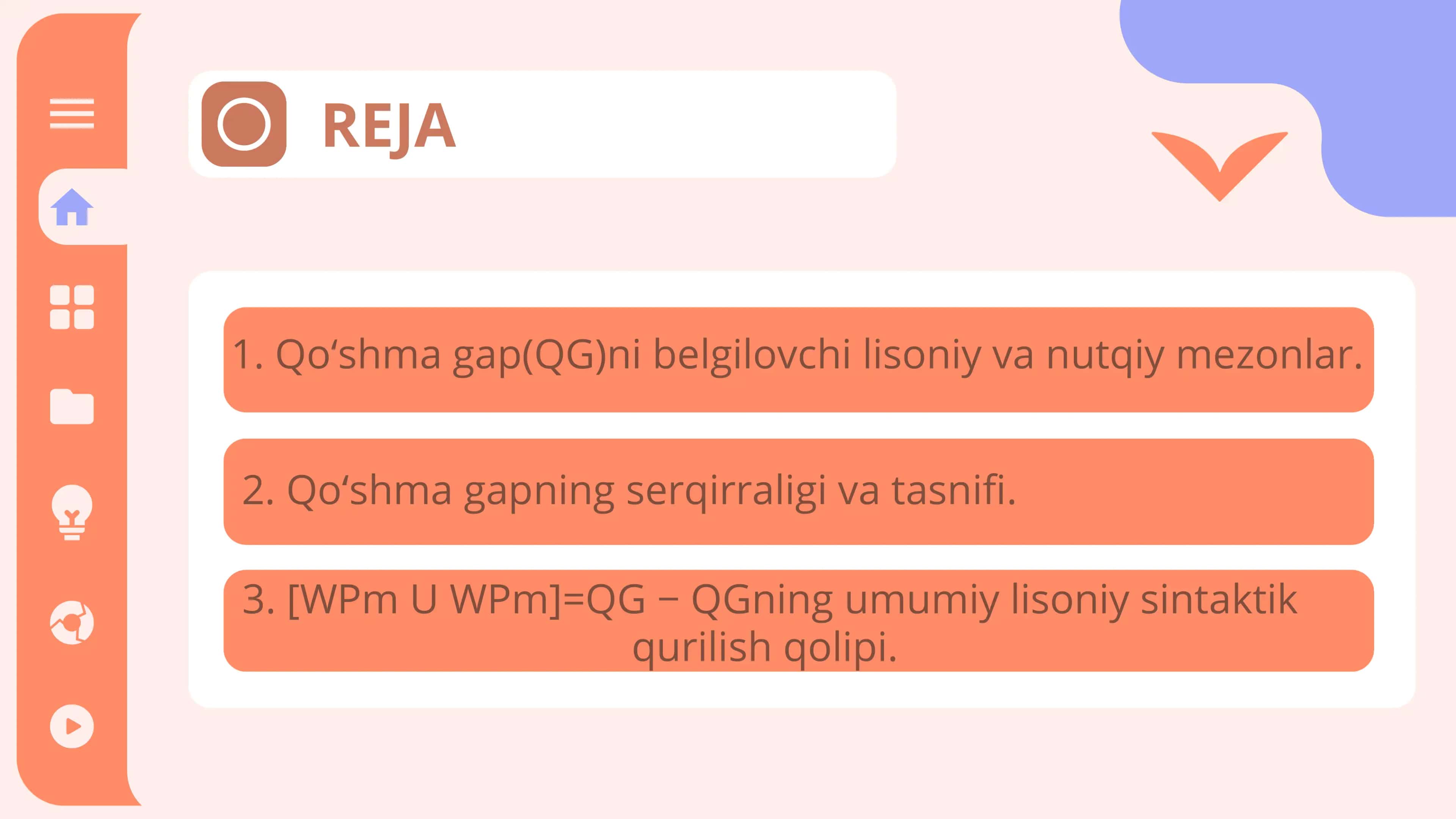 O'ZBEK TILSHUNOSLIGIDA QO'SHMA GAPLAR TADQIQI VA TASNIFI 2