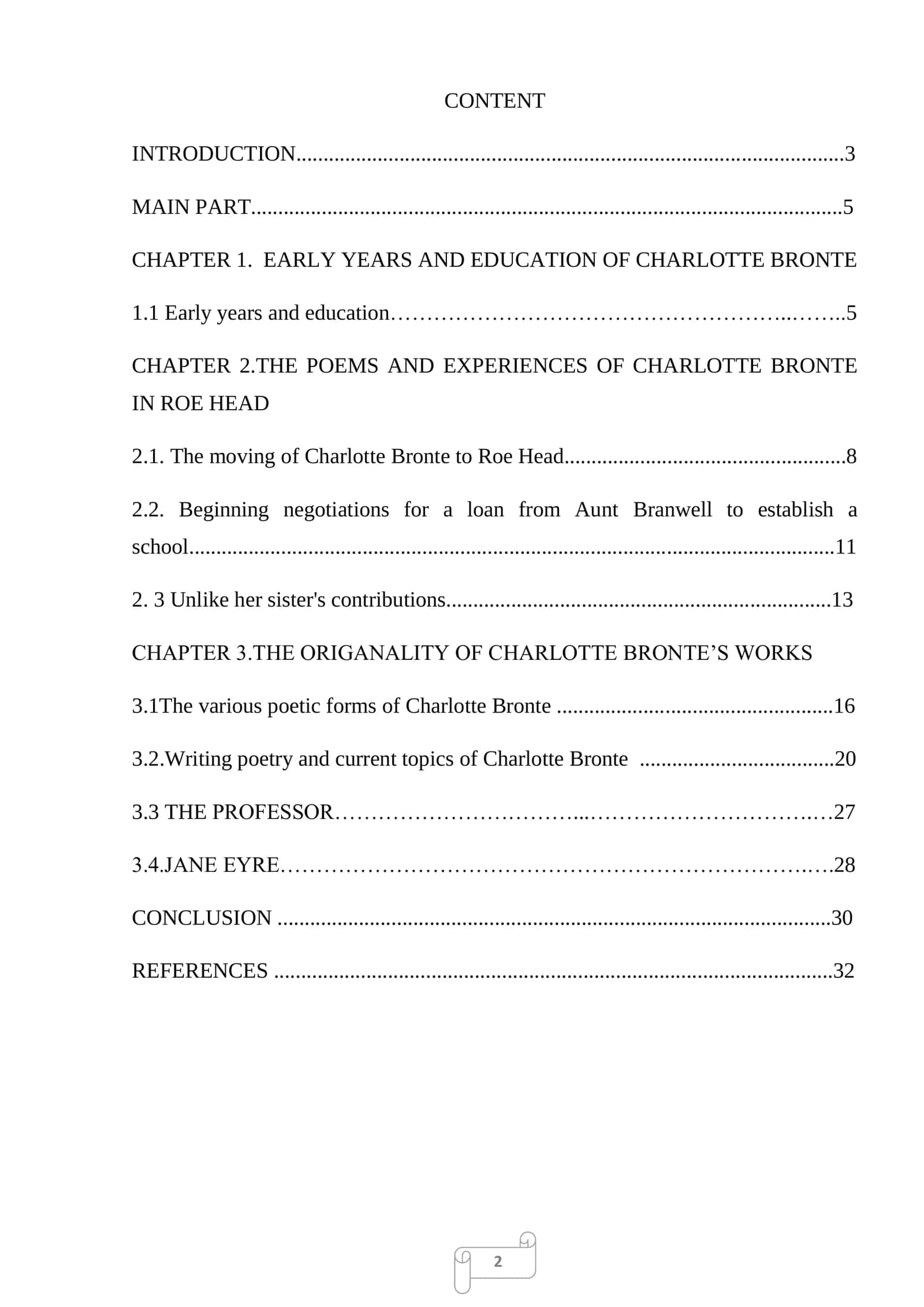 Brontё’s poems after her return to Roe Head 2