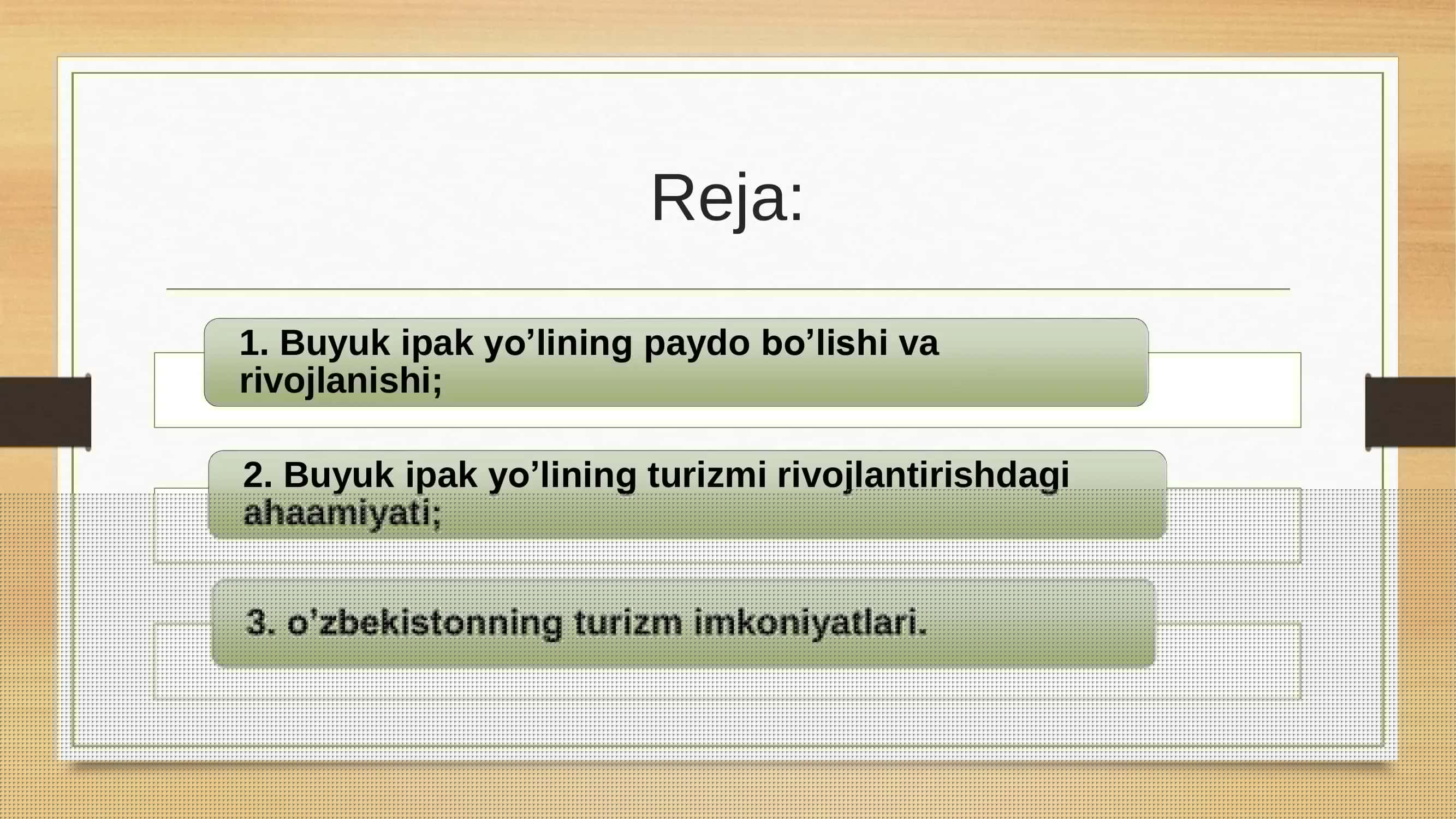Buyuk ipak yo’li 2