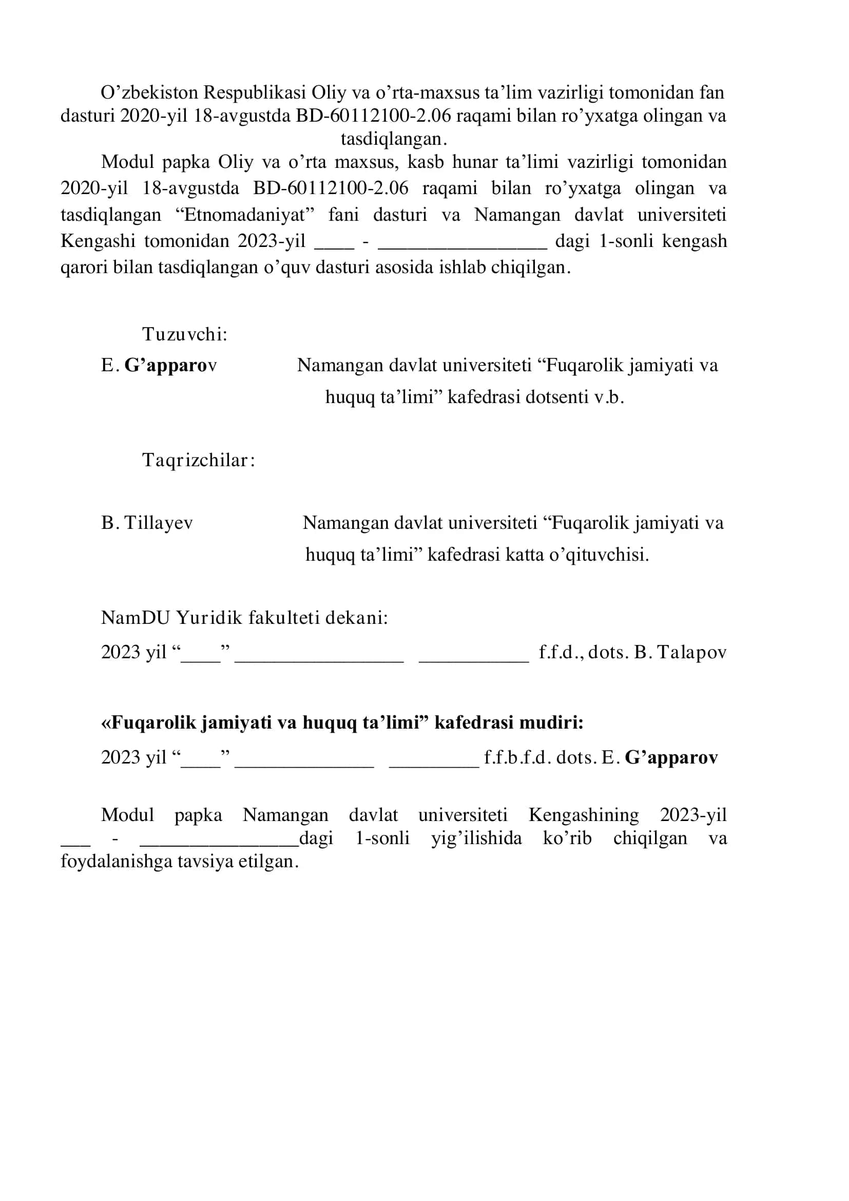Modul Papka "Etnomadaniyat" 2