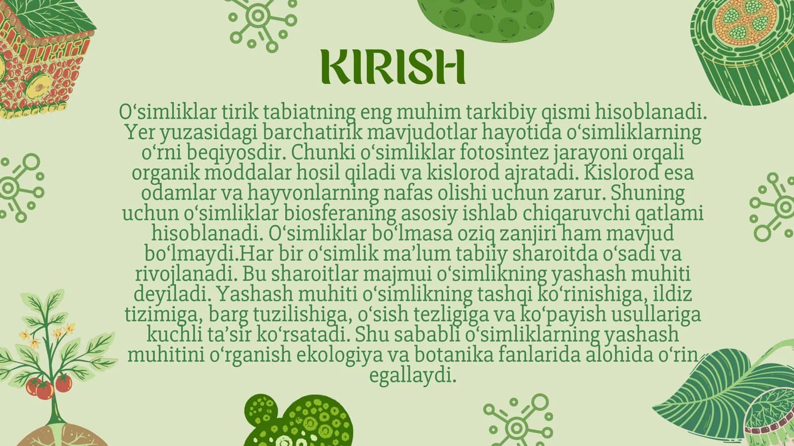 OʻSIMLIKLARNING YASHASH MUHITI 2