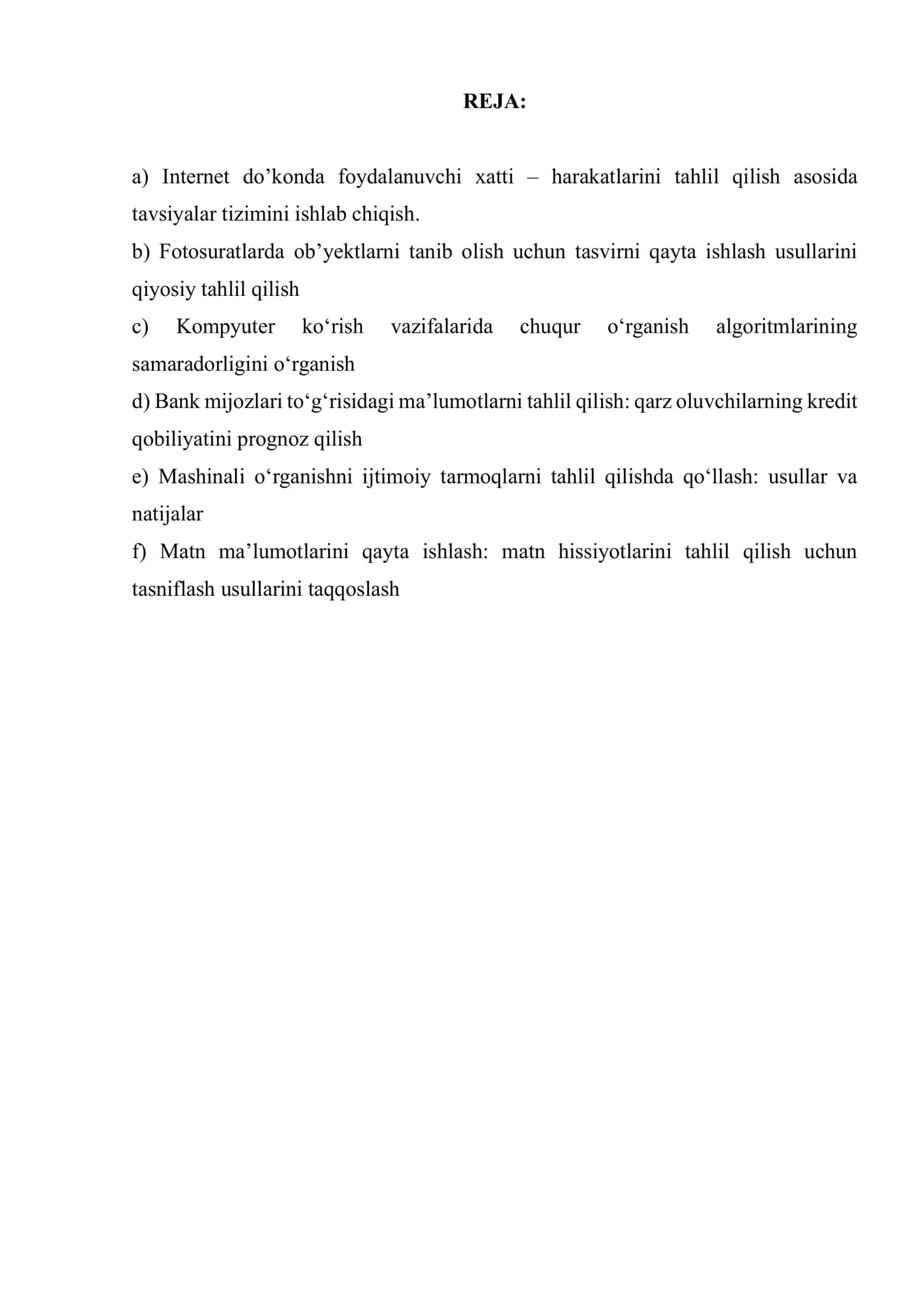 Ma'lumotlarning intellektual tahlili 2