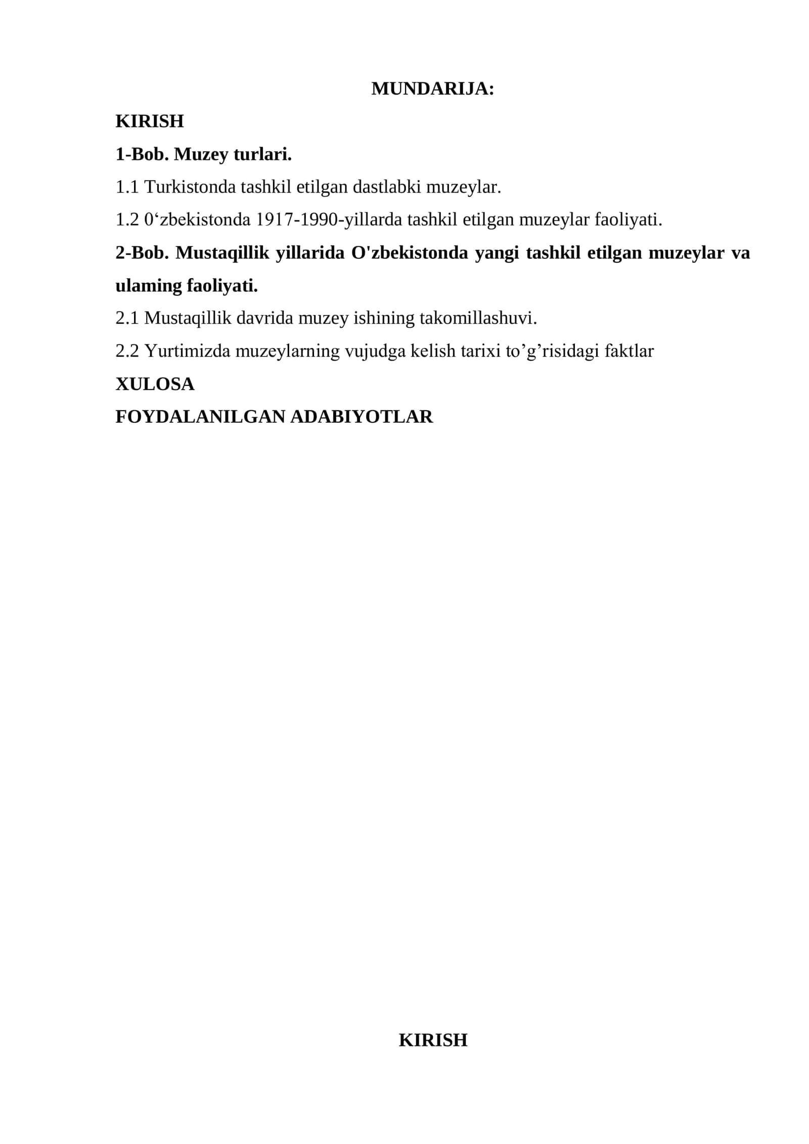 TURKISTONDA ILK MUZEYLAR TASHKIL ETILISHI 2