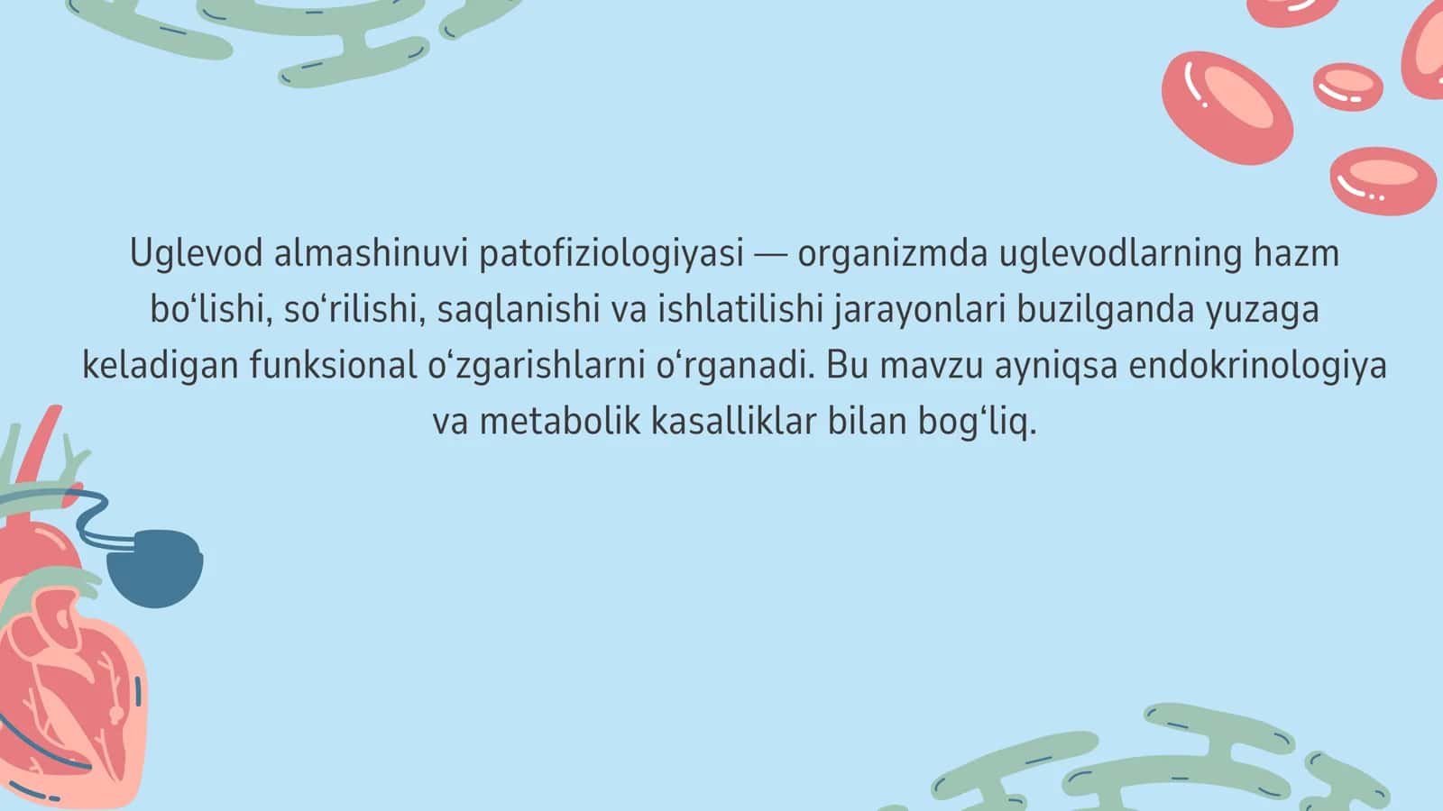 Uglevodlar Almashinuvi Patfiziologiyasi 2