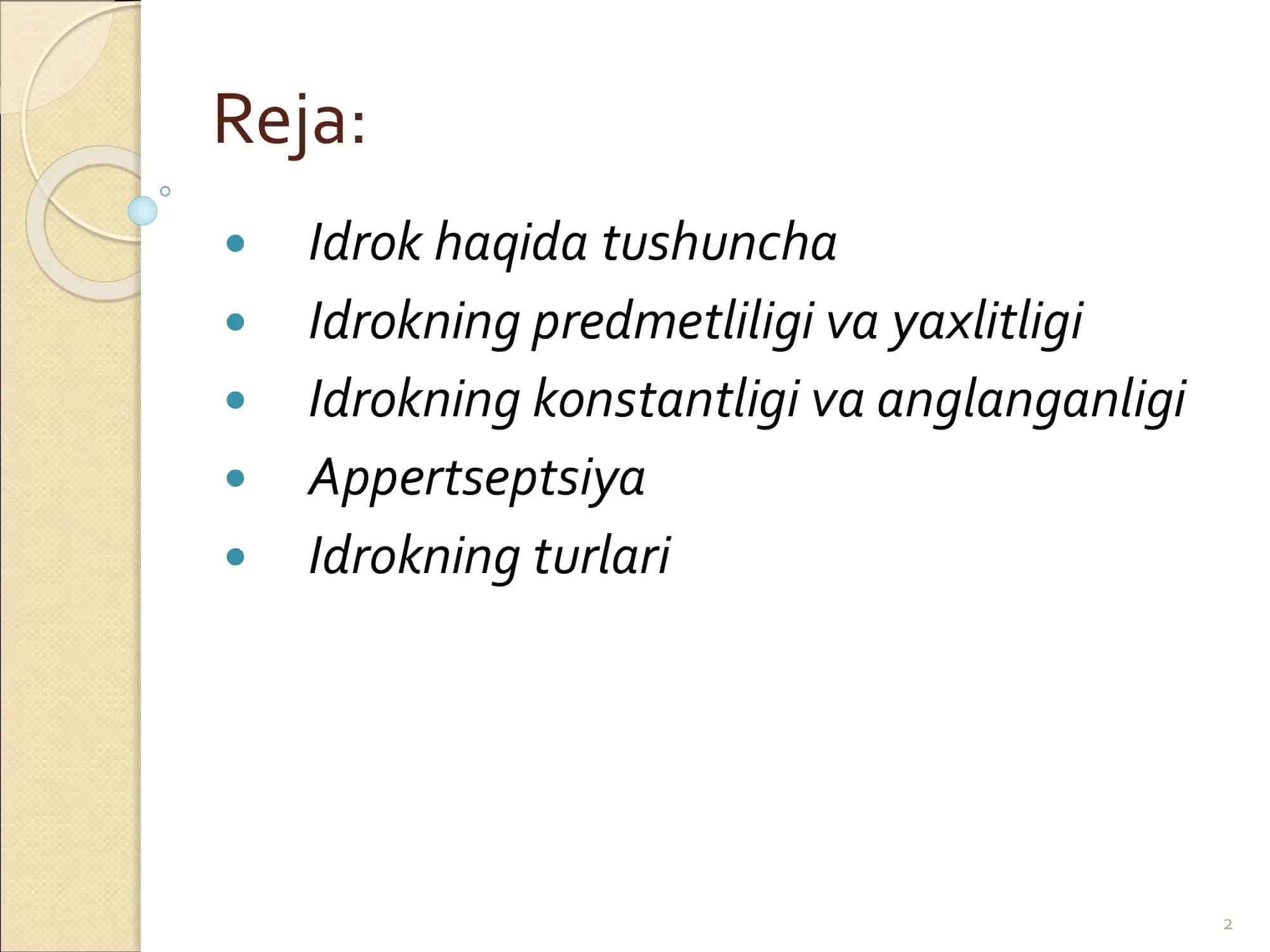 Idrokning murakkab shakllari va qarilik 2