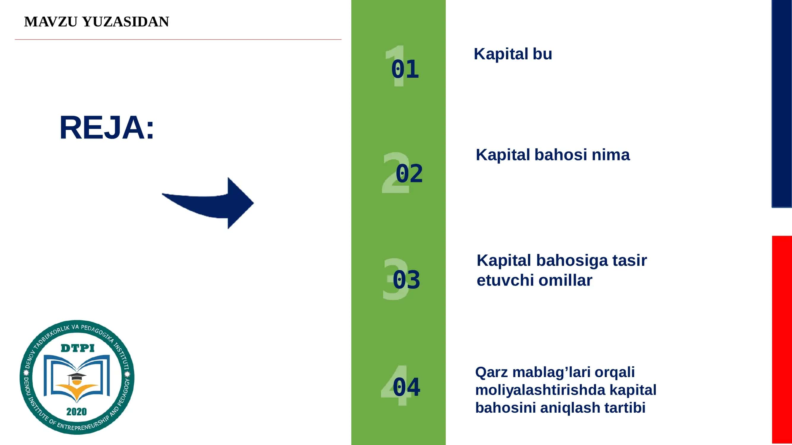 Kapital Tarkibi va Bahosi 2