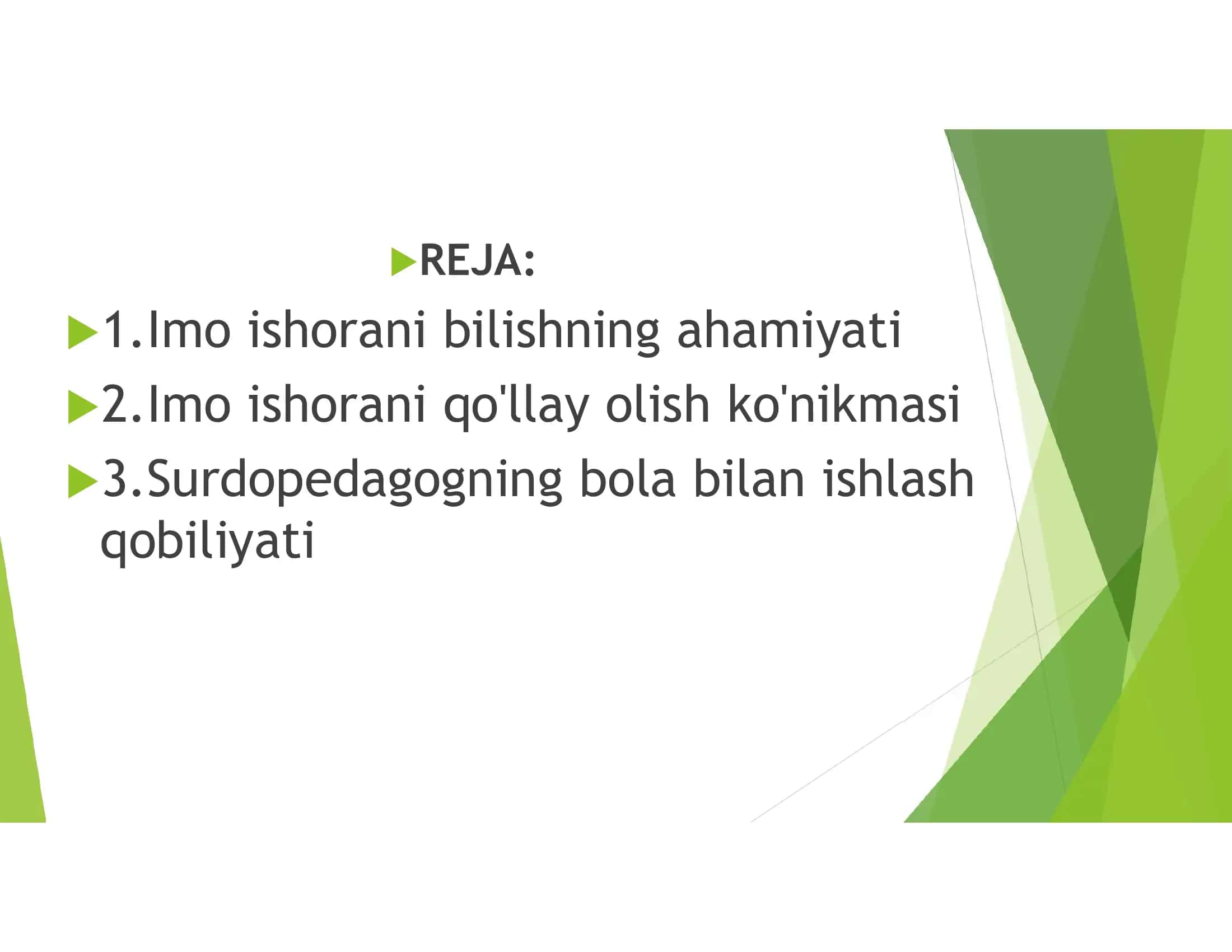 Surdopedagogika yo'nalishi 2