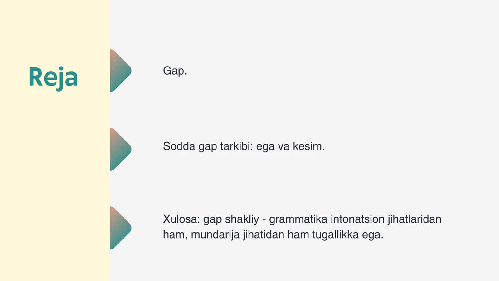 O’zbek tilshunosligida sodda gaplarning ilmiy o’rganilishi 2