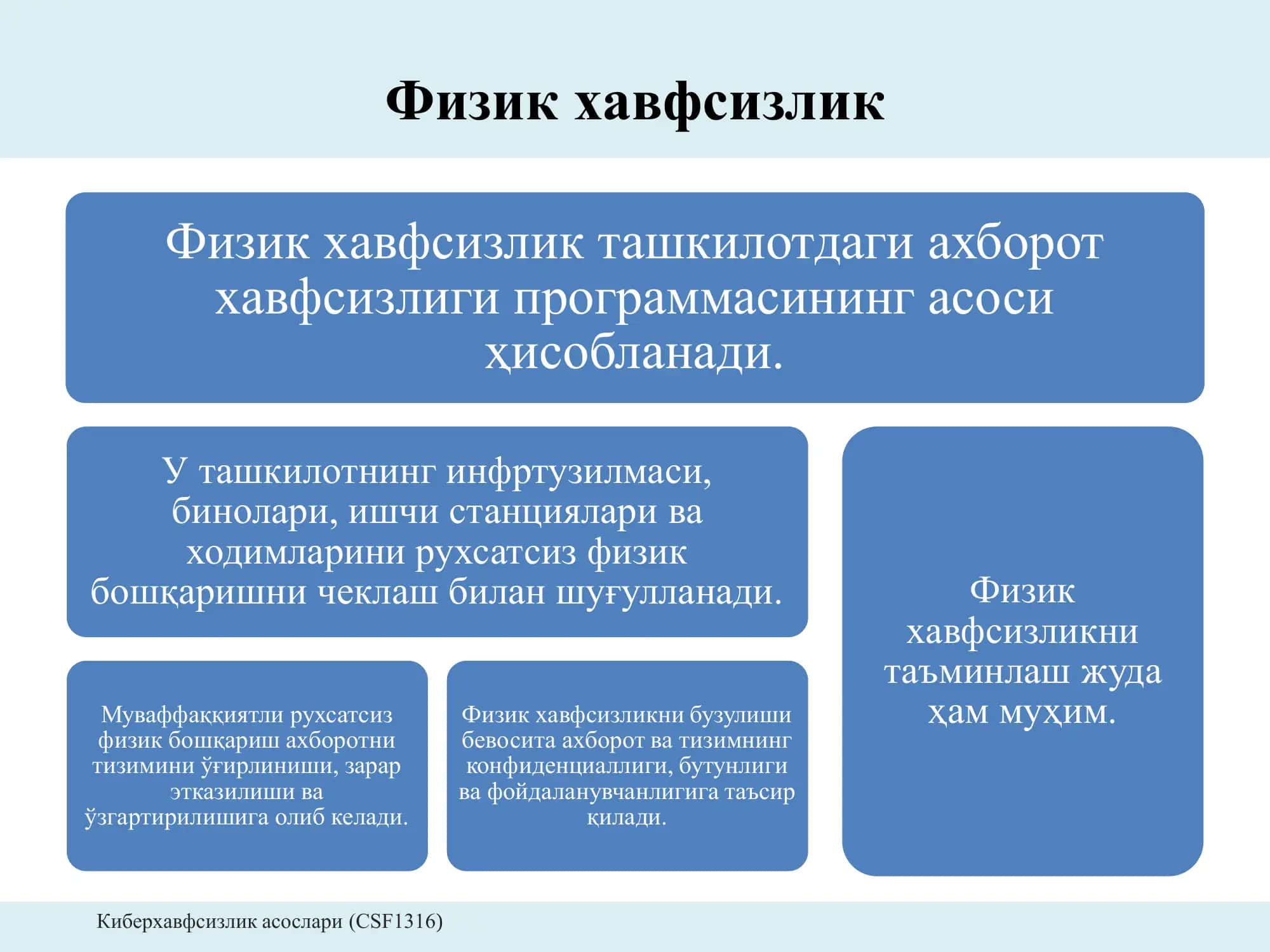 Физик хавфсизлик 2