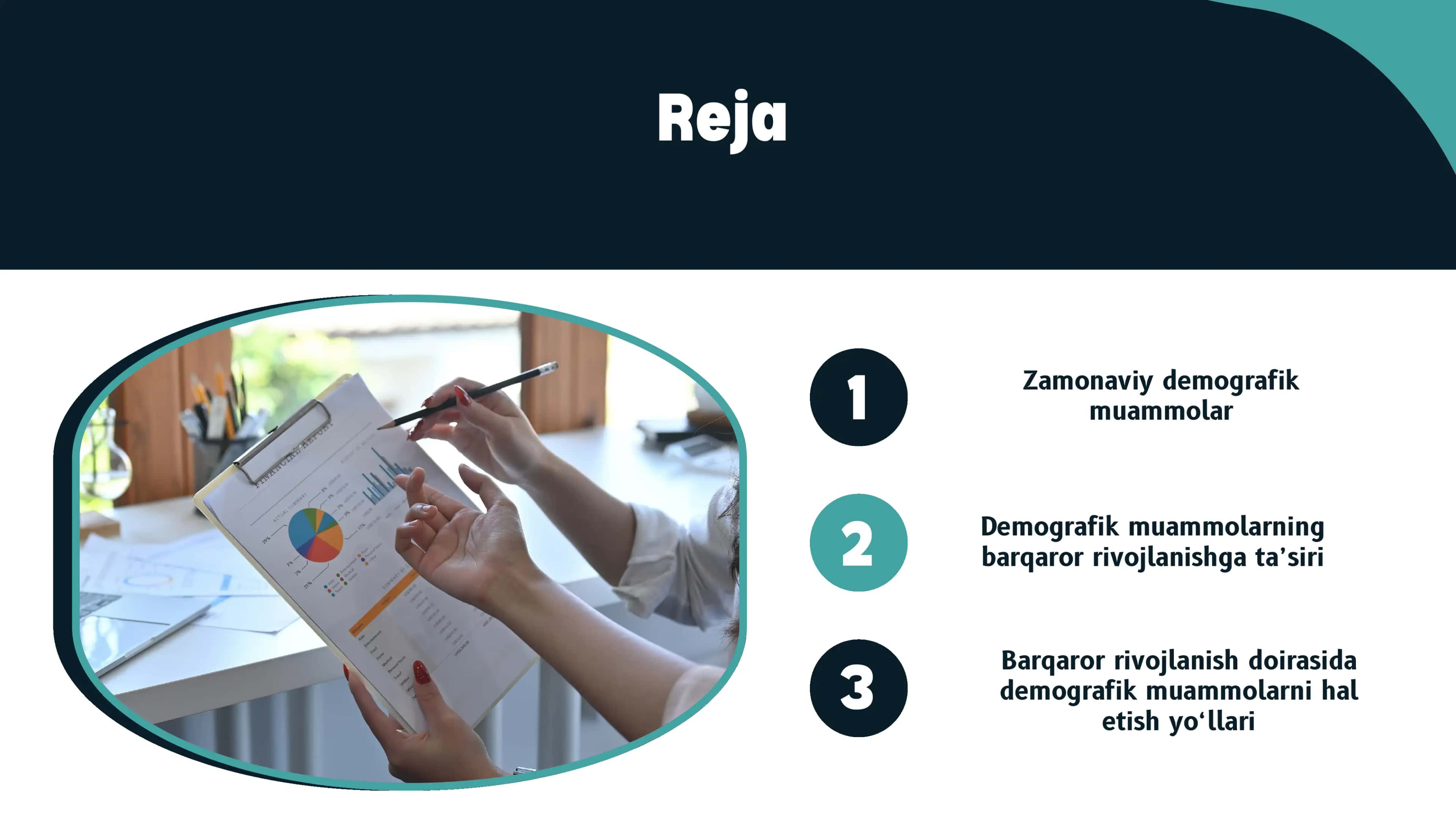 Zamonaviy demografik muammolar va barqaror rivojlanish 2