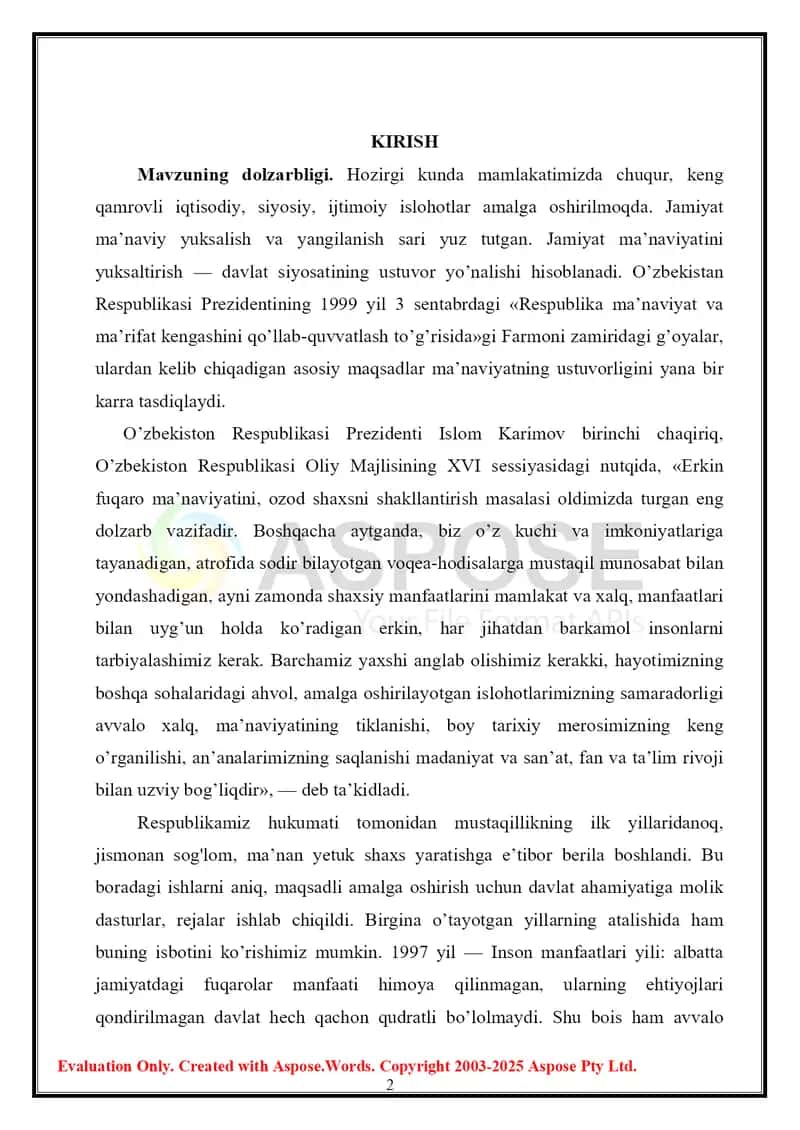 OILA BILAN IJTIMOIY PEDAGOGIK FAOLIYAT 2