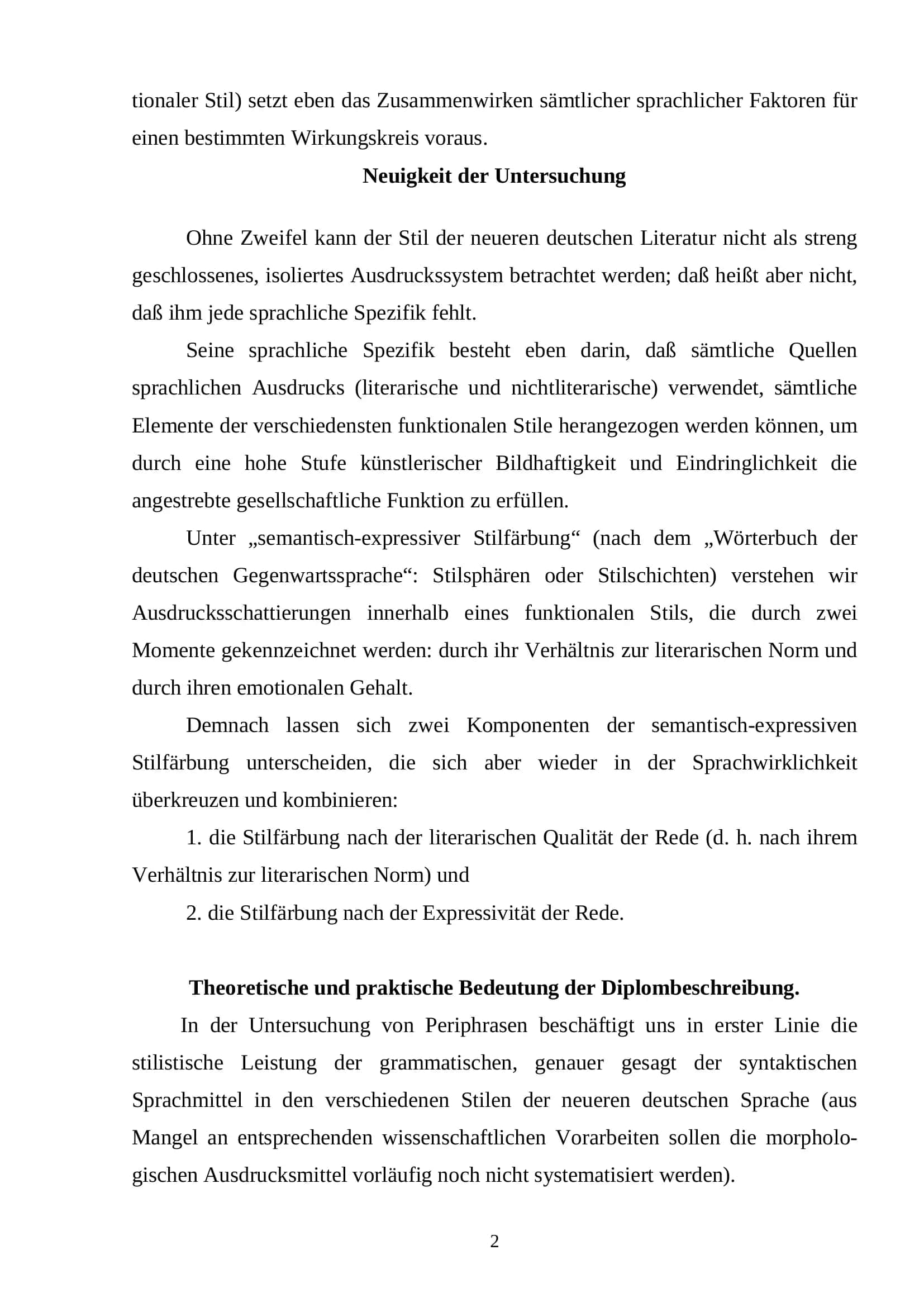 Semantisch-stilistische Umschreibung 2
