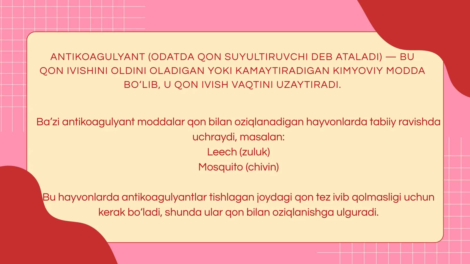antikogulyantlar bioximyaviy mexanzmi 2