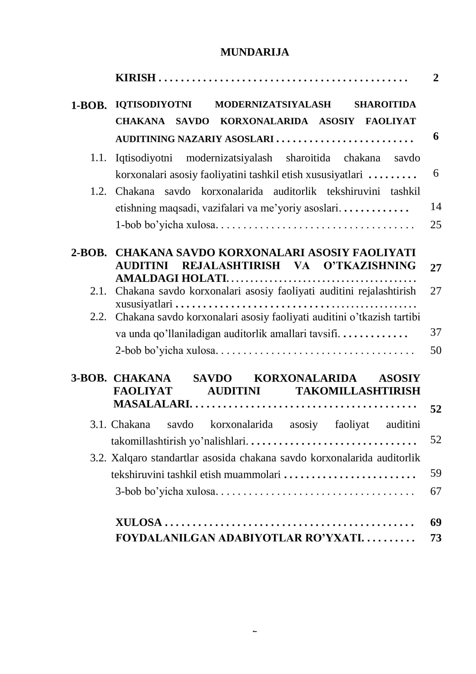 CHAKANA SAVDO KORXONALARIDA ASOSIY FAOLIYAT AUDITINING XUSUSIYATLARI 2