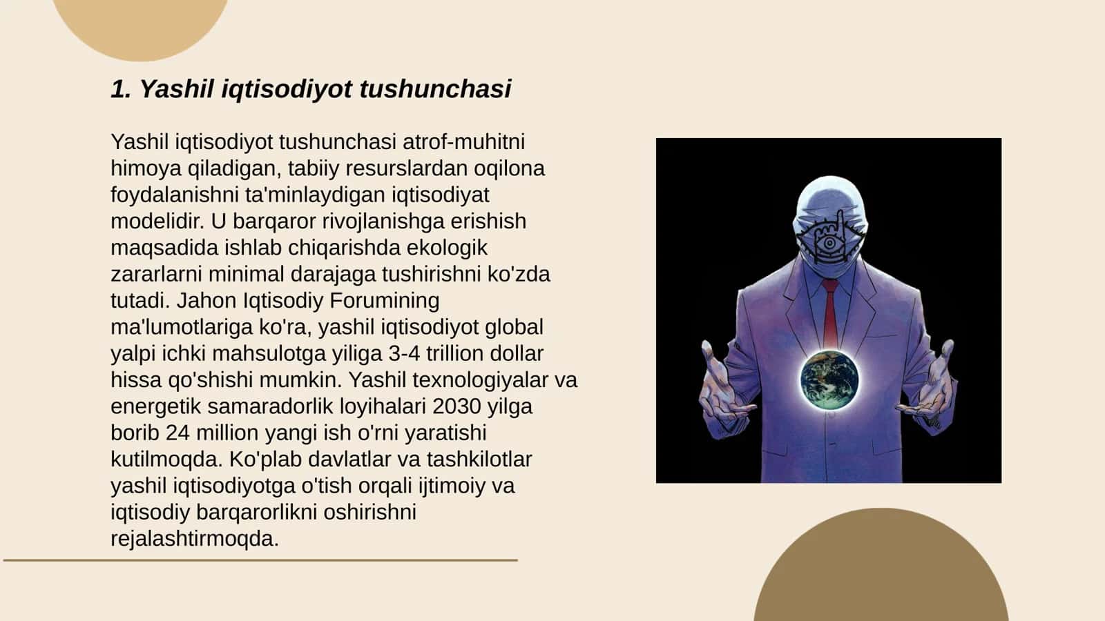 Yashil iqtisodiyotga o’tish siyosati 2