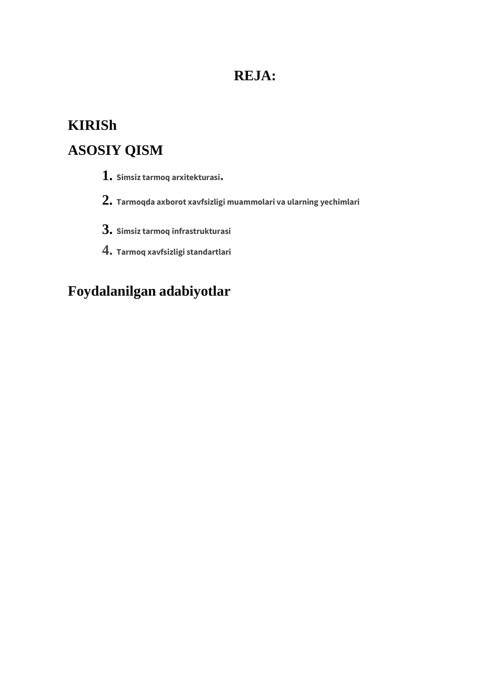 Simsiz tarmoq arxitekturasi 2
