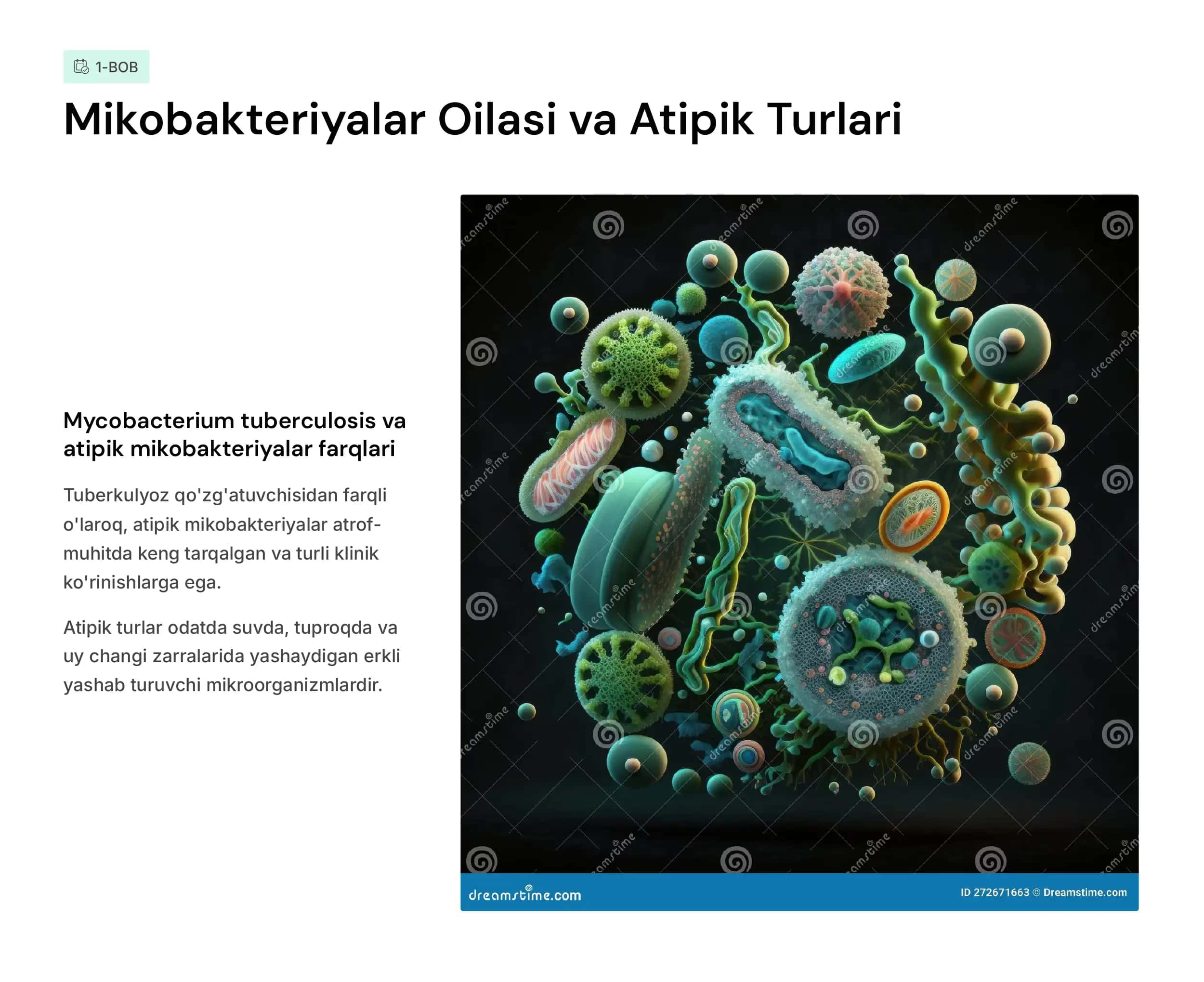 Atipik mikobakteriyalar va ularni amaliyotdagi  ahamiyati. Pediatriya amaliyotda ko'p uchraydigan  infektsiyalar qo'zg'atuvchilari, patogenez,  laboratoriya tashxisi. 2