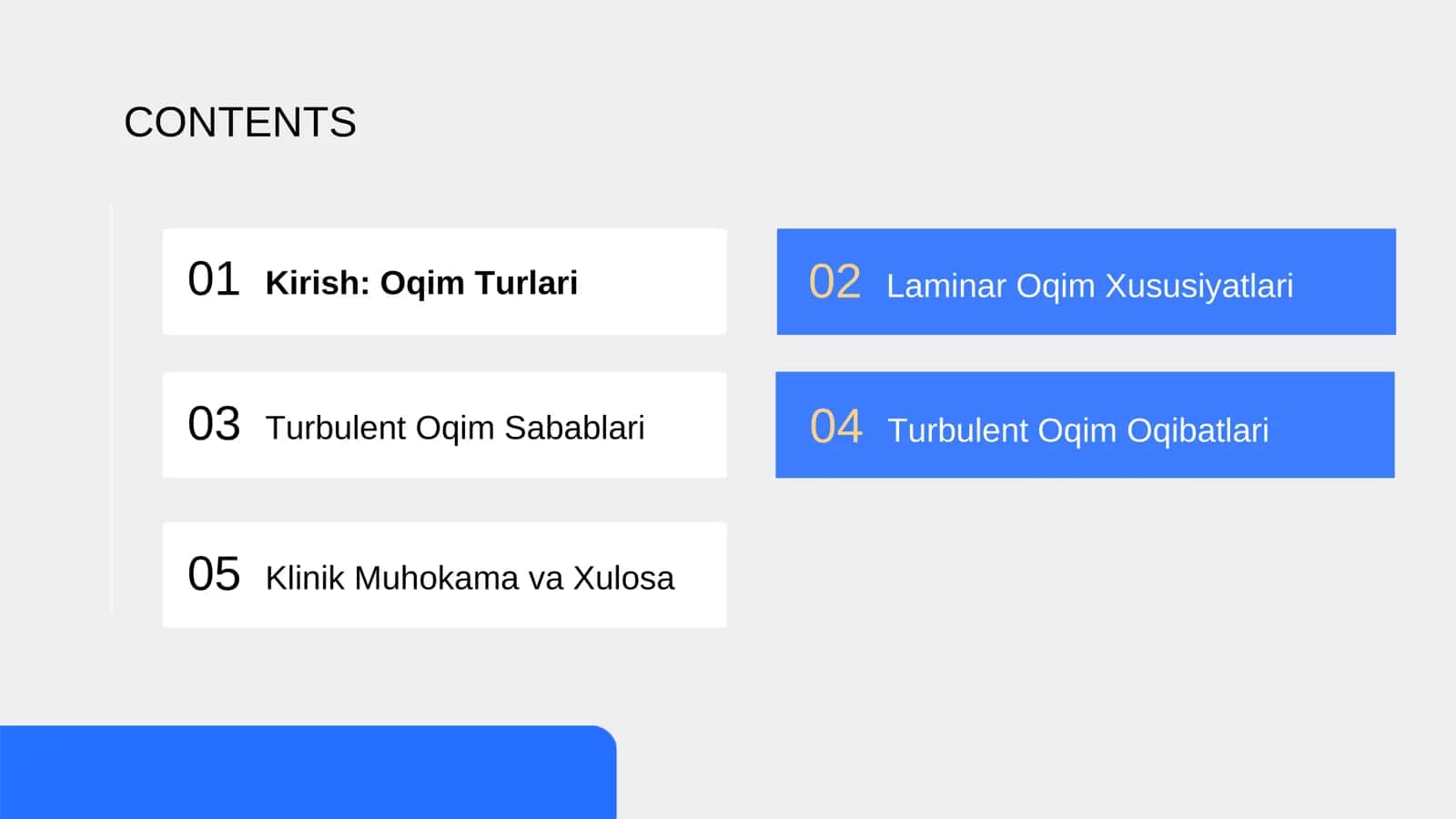 Kirish: Oqim Turlari 2