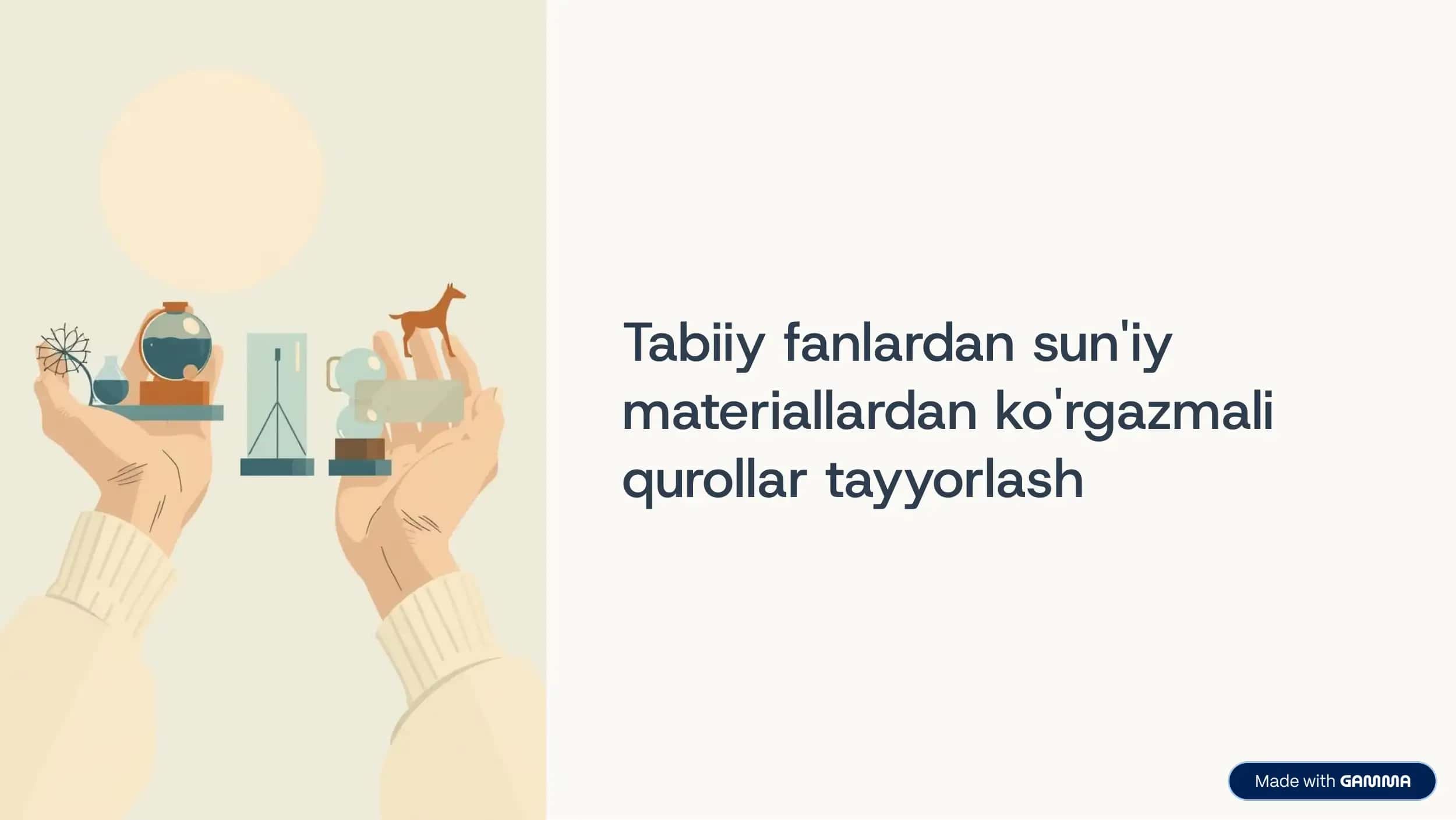 Kimyodan ko'rgazmali qurollar 2