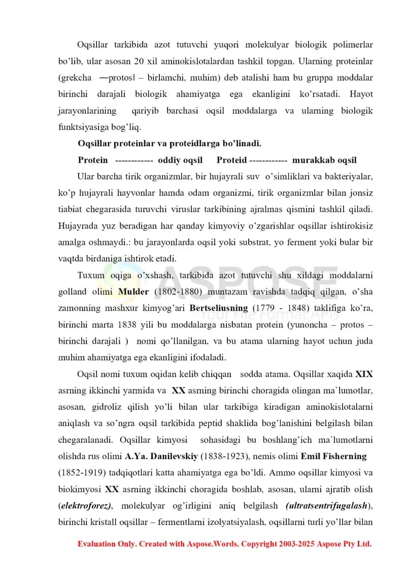 Oqsillarning izoelektrik nuqtasini aniqlash 2