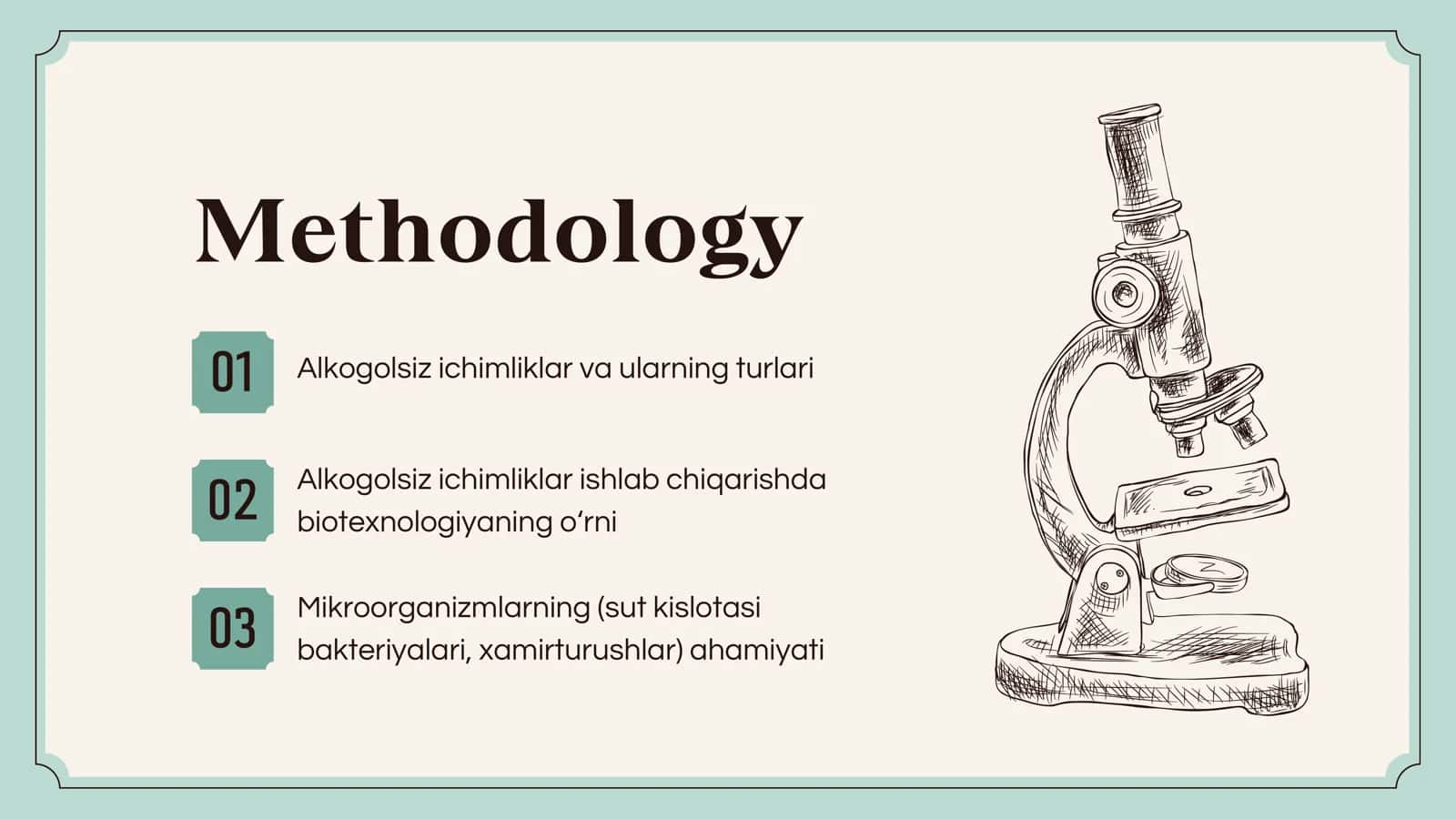 ALKOGOLSIZ ICHIMLIKLAR ISHLAB CHIQARISHDA BIOTEXNOLOGIYA 2