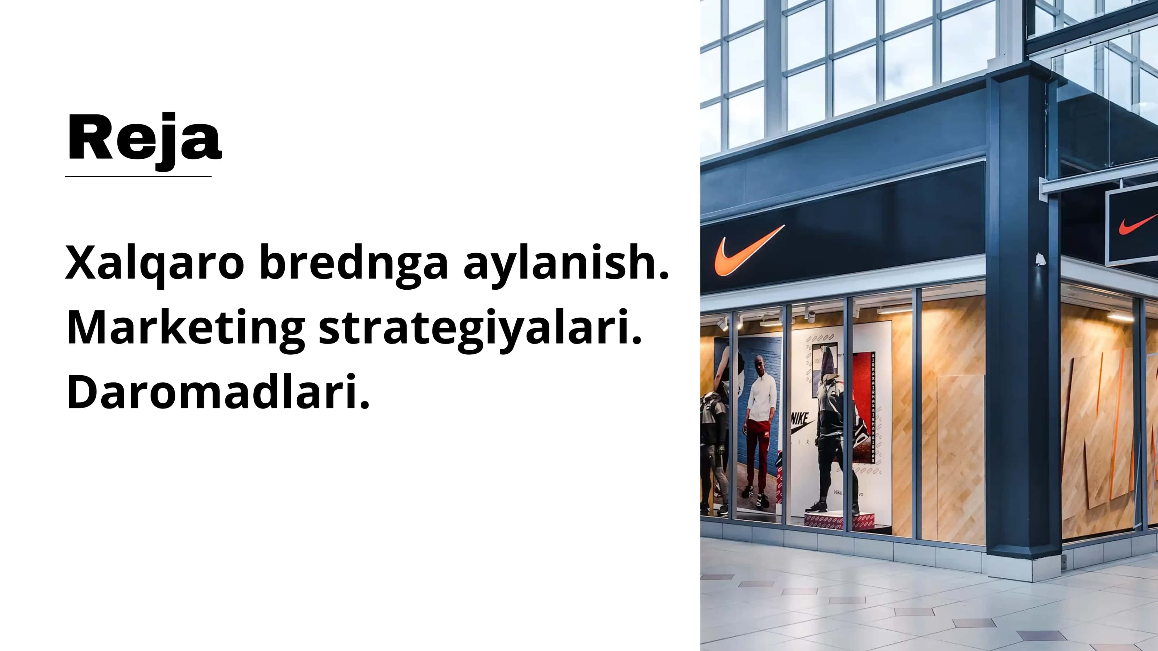 Xalqaro  brendlash Nike kompaniyasi misolida 2