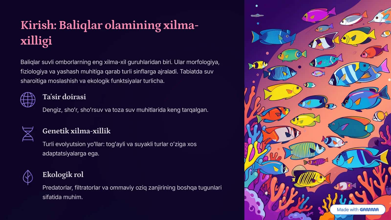 Togʻayli va Suyakli Baliqlar 2