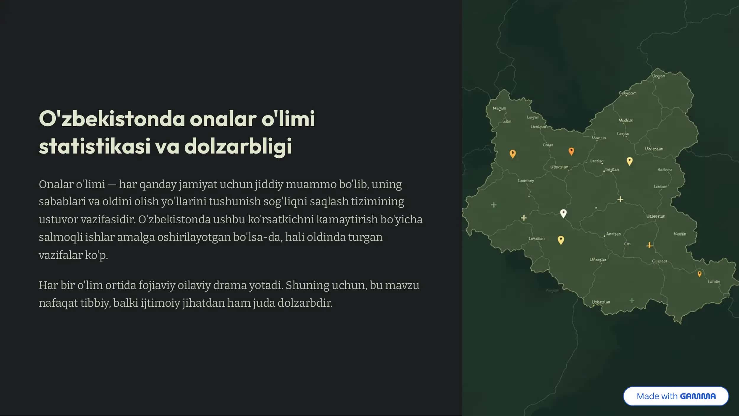 Patologik anatomiyada onalar o'limi: Muammo va yechimlar 2