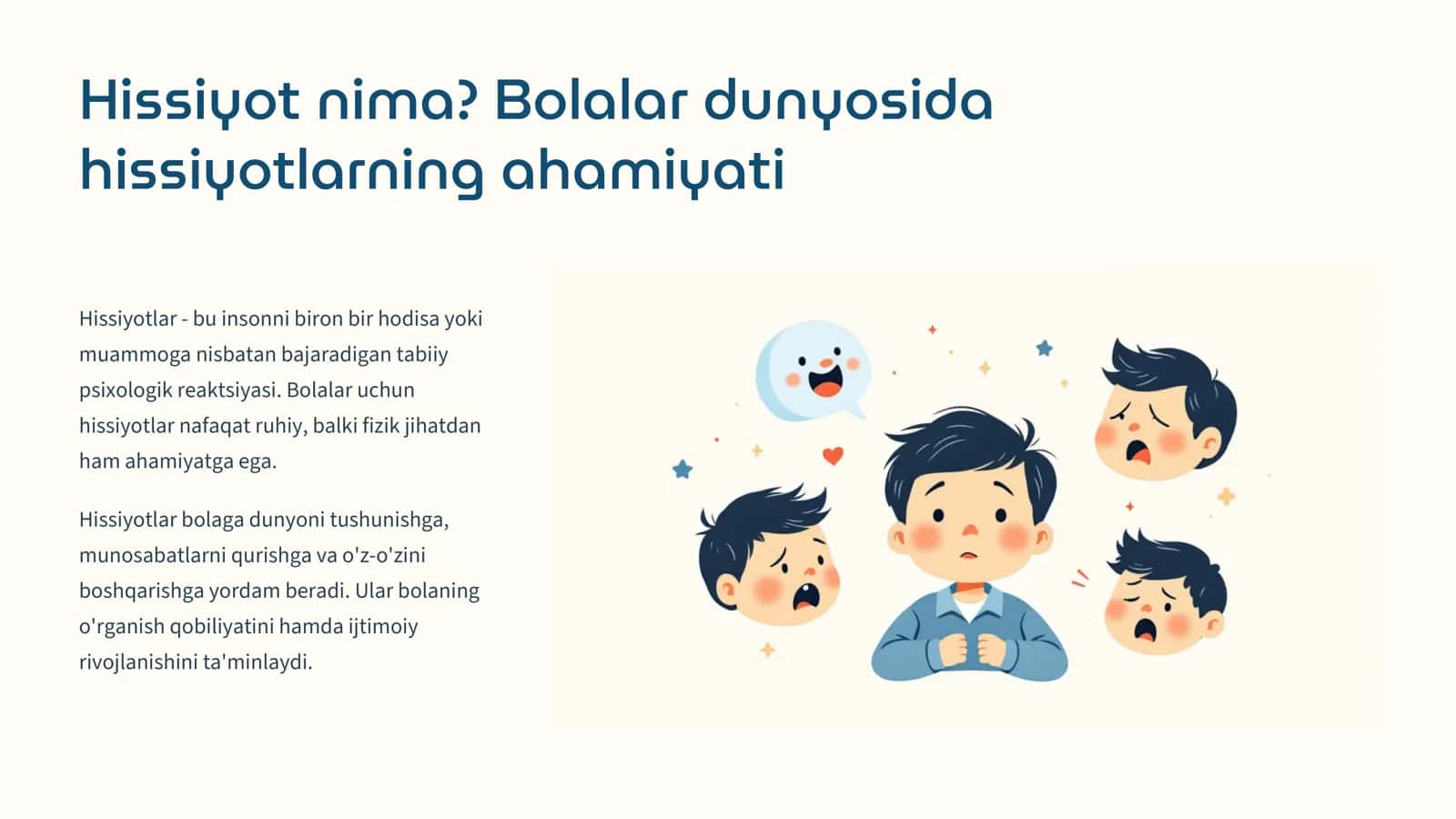 Bolalardagi Hissiyotlar 2
