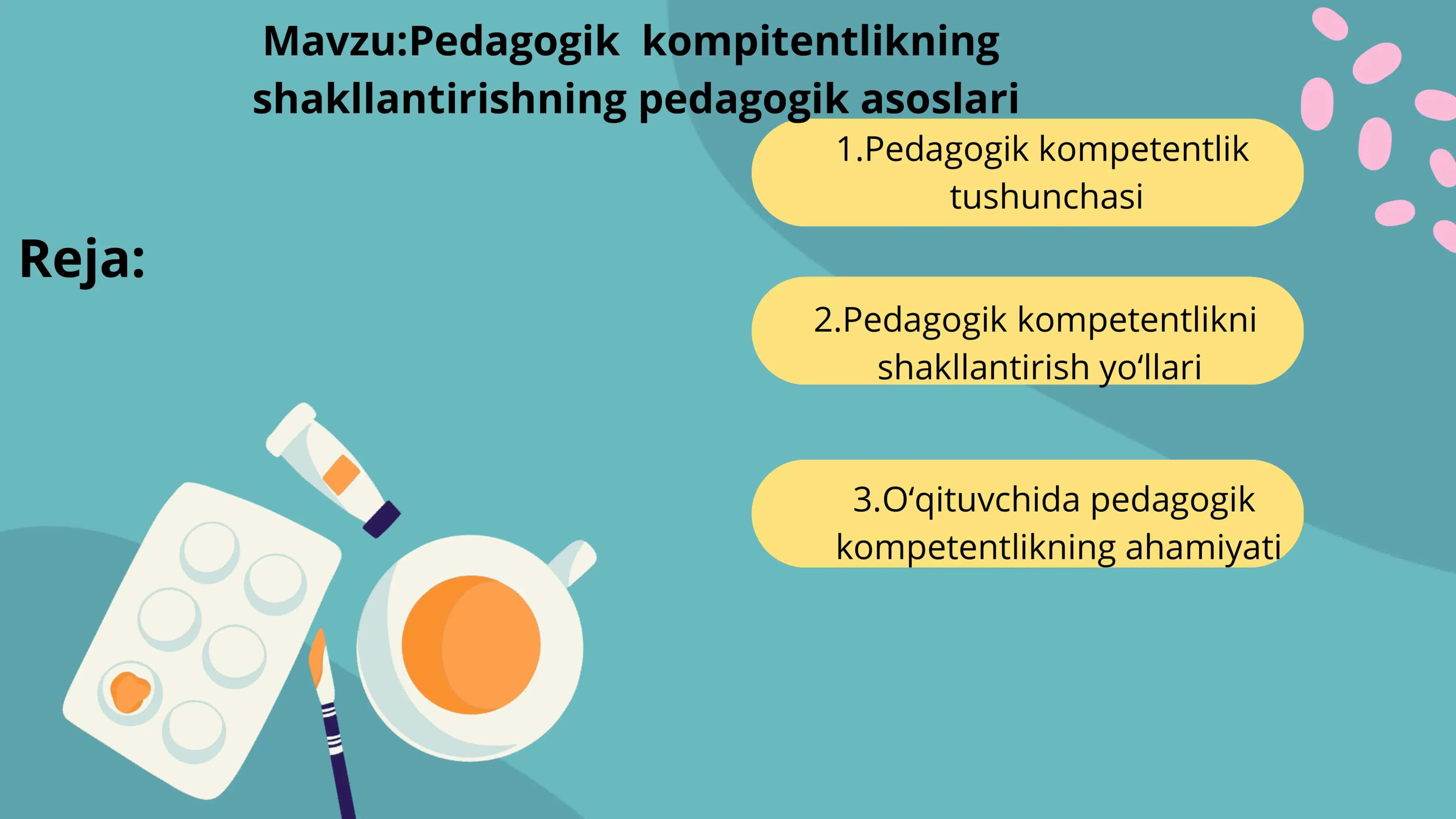 pedagogik kompetentlikning shakllantirishning pedagogik asoslari 2