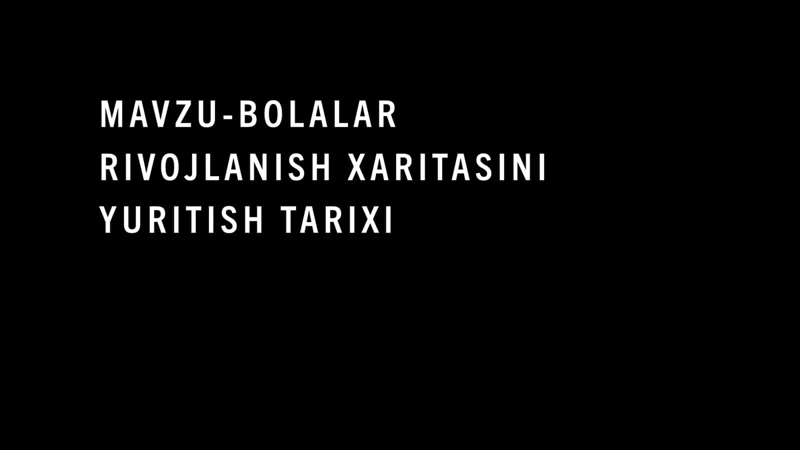 Rivojlanish Xaritasi 2