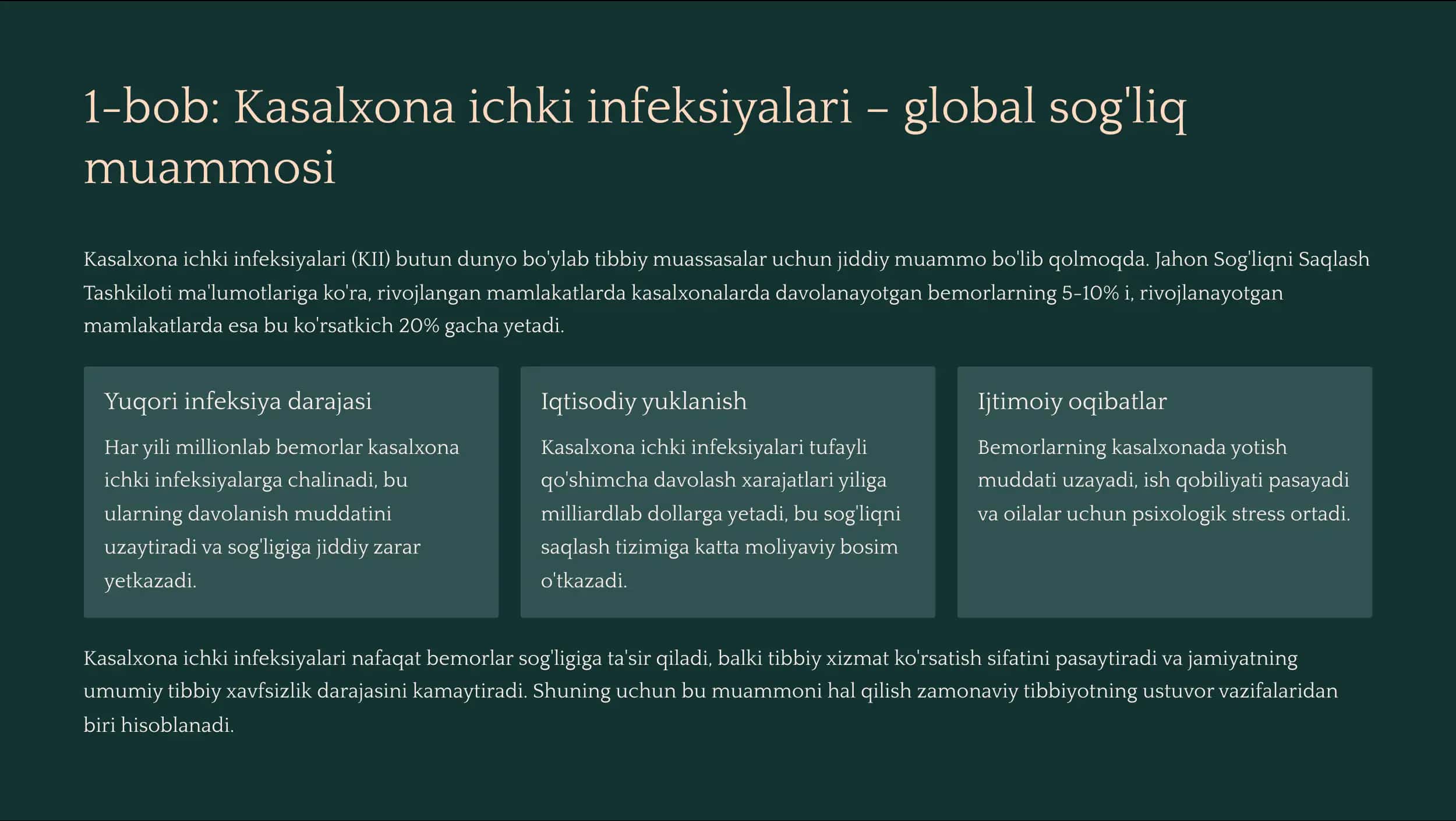 kasalxona mikroiqlimning gigiyenik ahamiyati 2