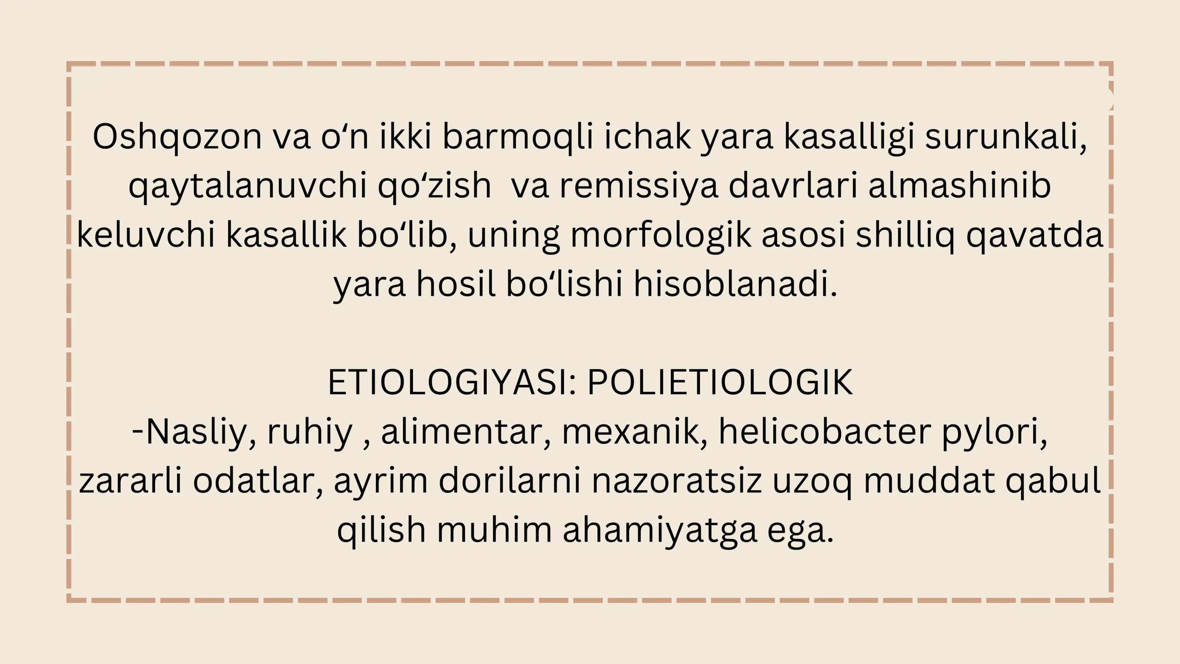 Oshqozon va oʻn ikki barmoqli ichak yara kasalligi 2