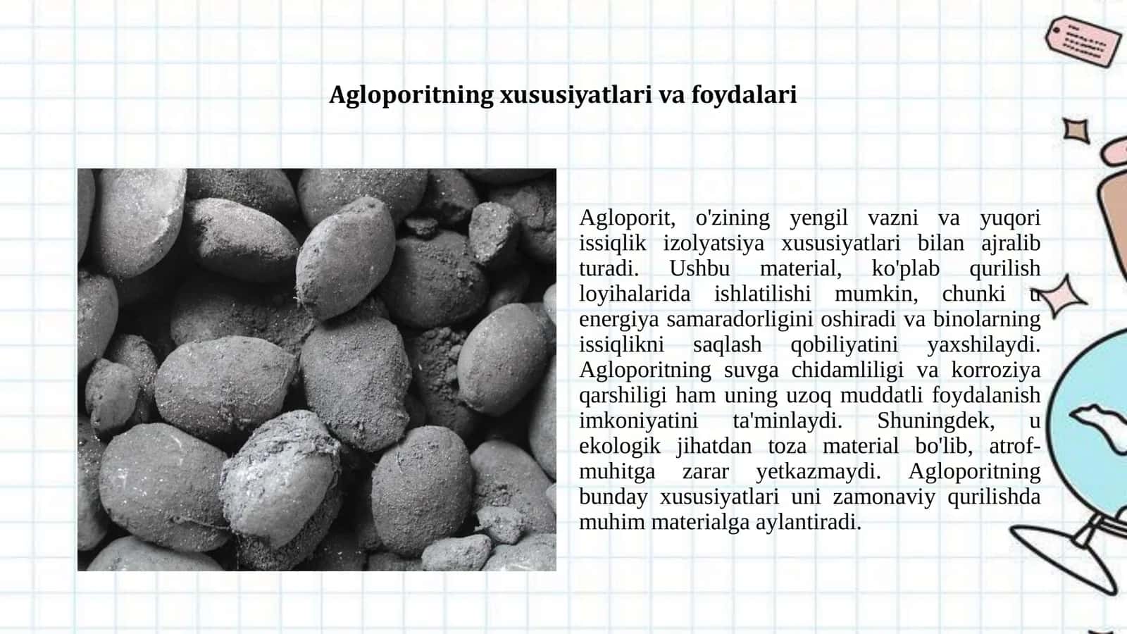 Agloporit ishlab chiqarish texnologiyasi. 2